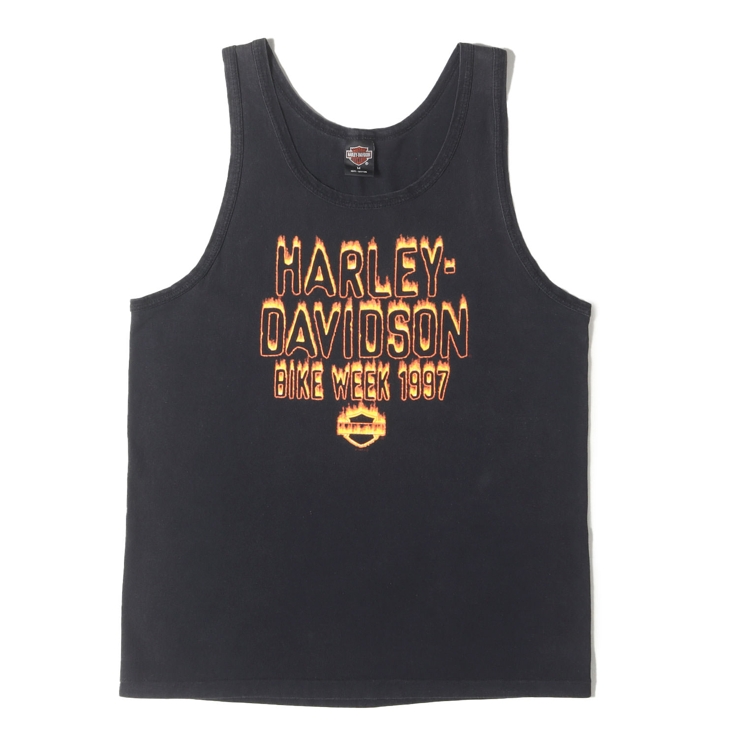 HARLEY-DAVIDSON ハーレーダビッドソン タンクトップ ブラック 黒 サイズ:M | 90s BIKE WEEK 1997 フレ..