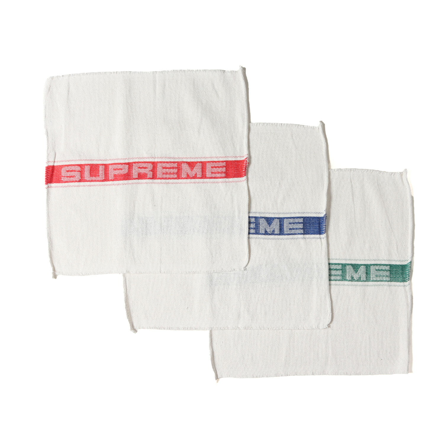 Supreme シュプリーム 25SS ショップ タオル 3枚セット (Shop Towel Set of 3) | レッド ブルー グリーン | ブランド ファッション アイテム 小物 雑貨【メンズ】【K4654】