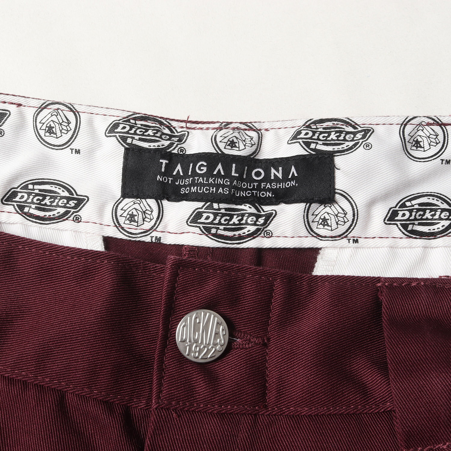 TAIGALIONA タイガリオナ パンツ バーガンディ サイズ:32 | Dickies ワンタック T/C ジョッパーズ パンツ (TAIGALIONA × Dickies JODHPURS PANTS) | ボトムス ズボン | コラボ【メンズ】【中古】【美品】【K4638】
