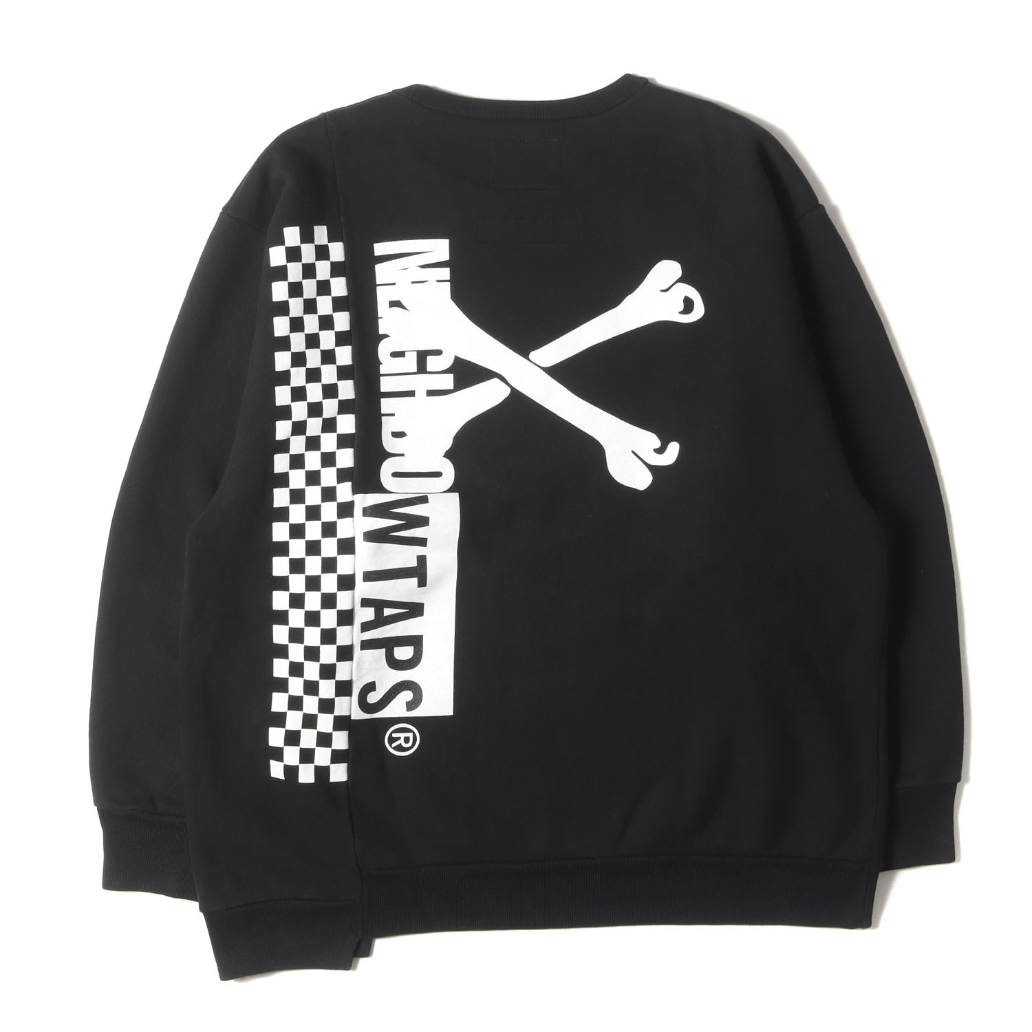 再構築3Dニットu0026スウェット リメイク古着フーディ サイズ2XL Y2K グラッドニュース S相当 スカル ジップパーカー スタッツ ダブル