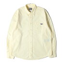 DIESEL ディーゼル シャツ ペールイエロー サイズ:M | 近年モデル オーバルD 刺繍 オックスフォード シャツ (S-JAMES-B-CL A0401...