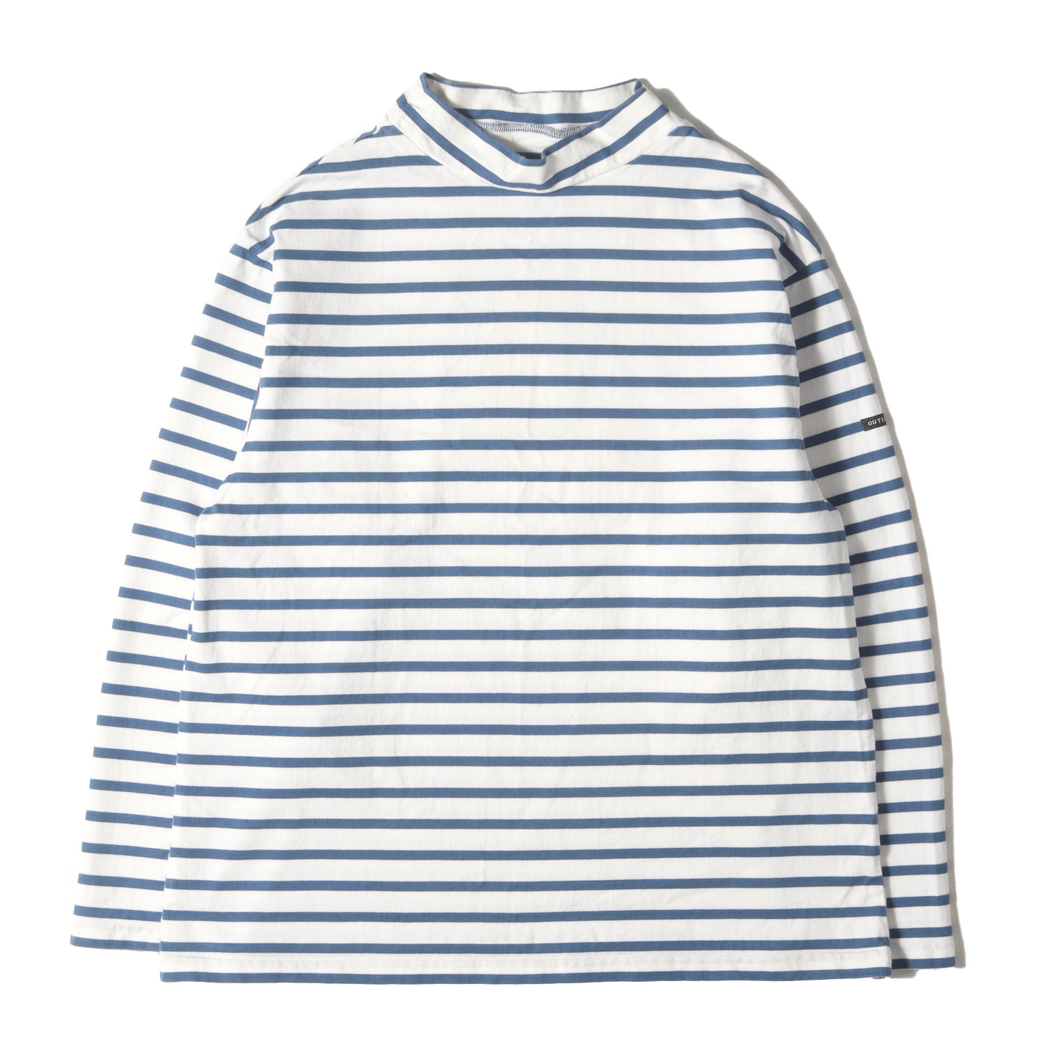 OUTIL ウティ カットソー 白 青 ホワイト ブルー サイズ:1 ...(4)