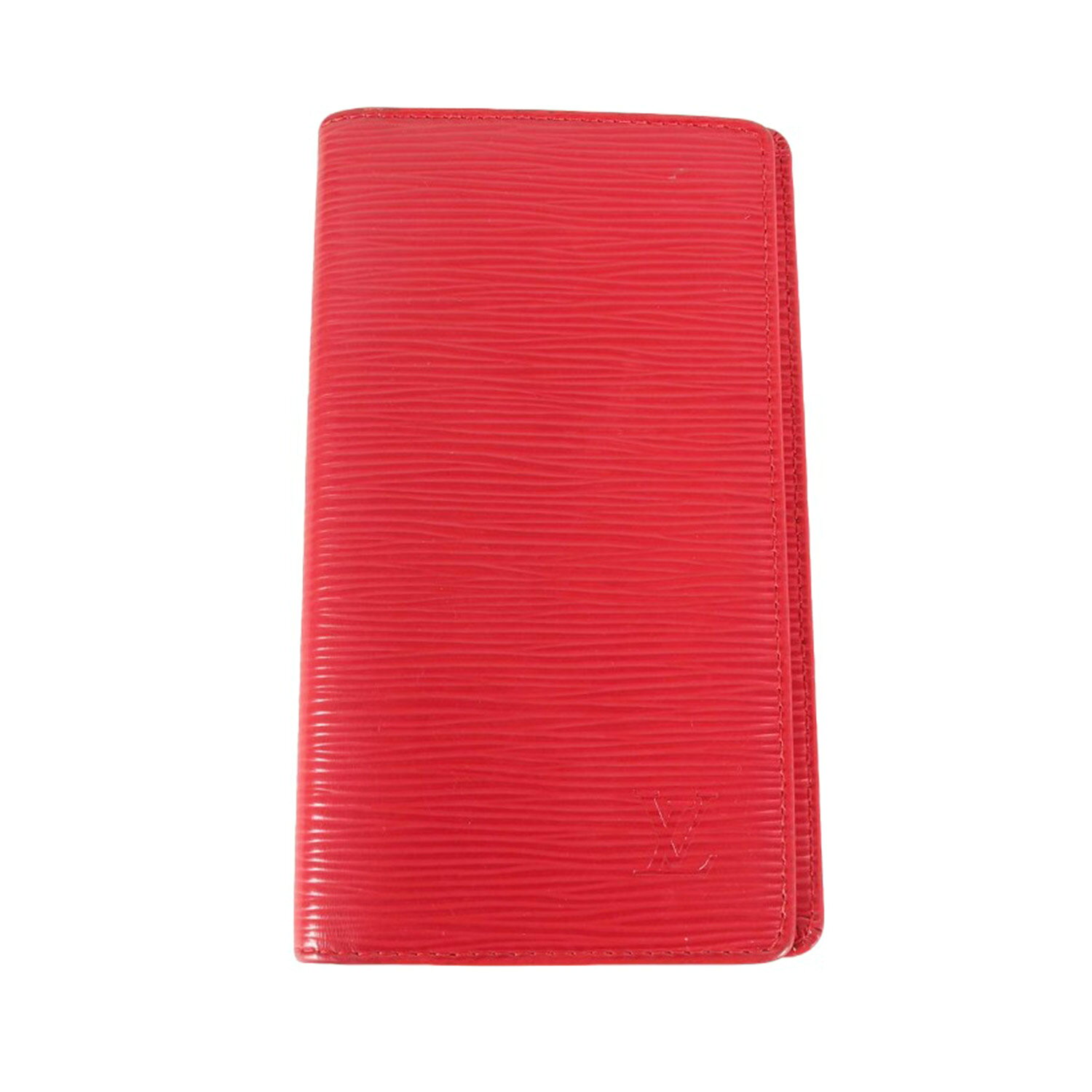 LOUIS VUITTON ルイヴィトン エピ アジェンダポッシュ / 手帳カバー | ロゴ 刻印 レザー | レッド | ス..