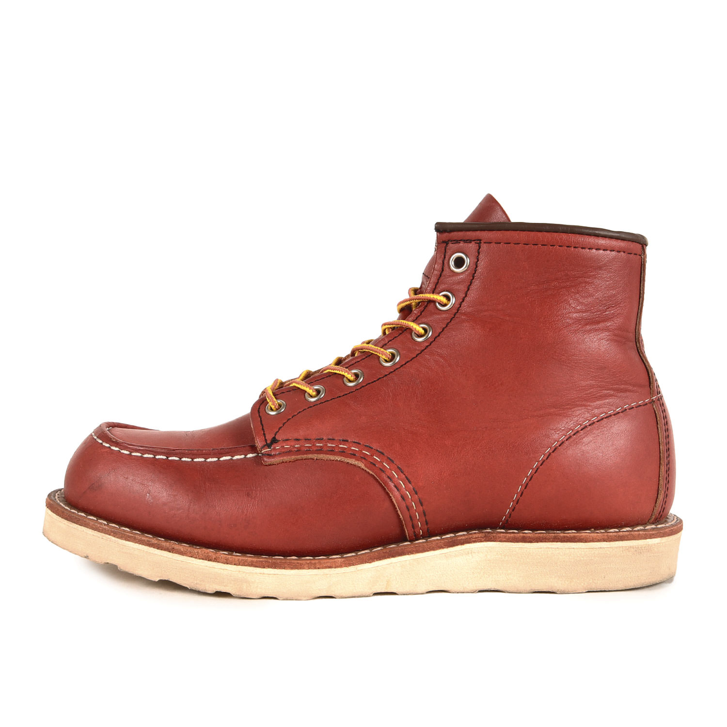 Red Wing レッド ウィング サイズ:US9.5E(27.5cm) | 四角犬タグ復刻 8875 | アイリッシュセッター モックトゥ ブーツ | 2023年製 Irish Setter 6-inch Classic Moc | オロラセット(赤茶) | ワーク シューズ 靴【メンズ】【中古】【K4648】