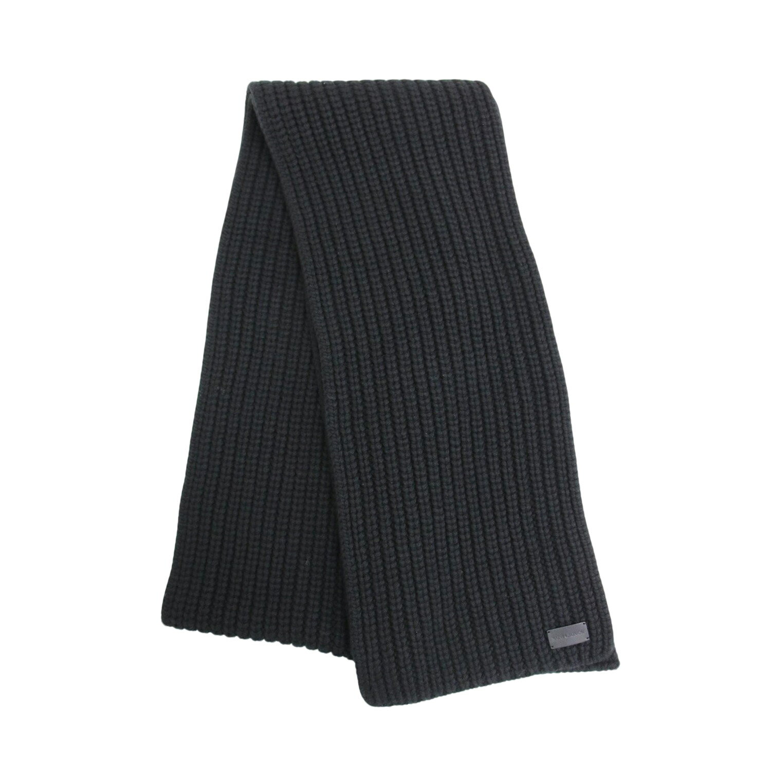 SAINT LAURENT PARIS サンローラン パリ | 24秋冬 カシミヤ リブニット マフラー / ストール | 長方形 ..