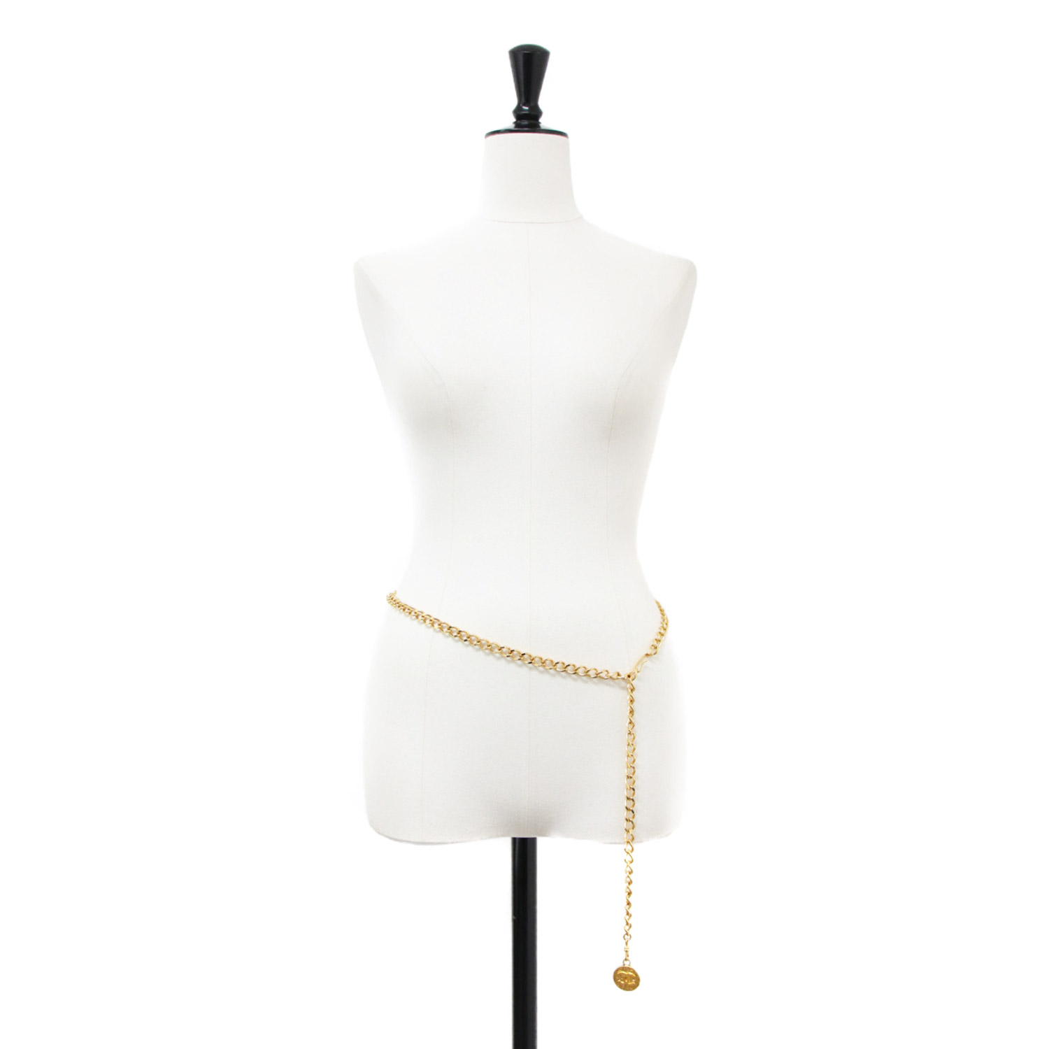 CHANEL シャネル | ココマーク チャーム チェーンベルト | VINTAGE | CCマーク | ゴールド | サイズ:FREE | ブランド ファッション アイテム 小物【レディース】【中古】【美品】【K4657】