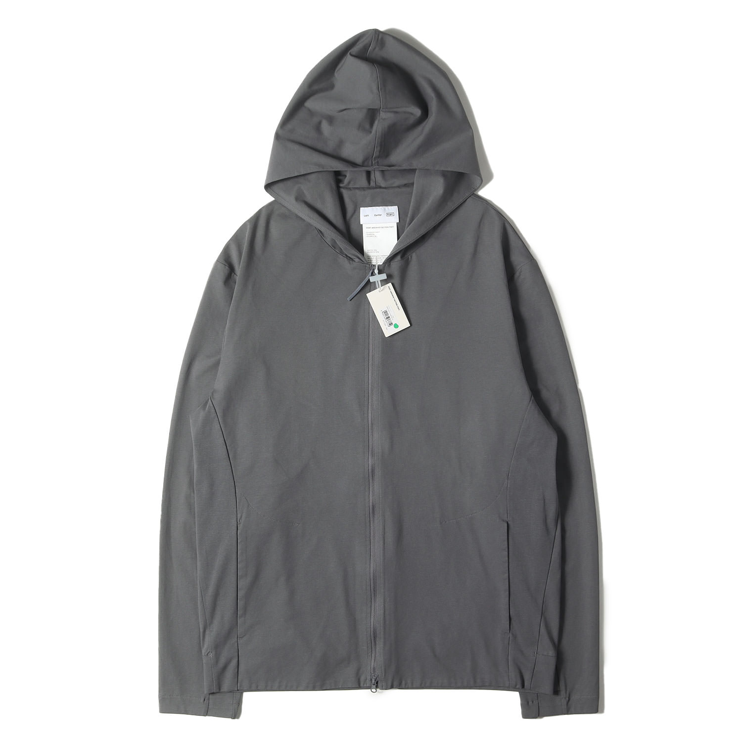 POST ARCHIVE FACTION (PAF) ポスト アーカイブ ファクション パーカー チャコール サイズ:XL 24SS ストレッチコットン ジップ パーカー (6.0 HOODIE RIGHT) トップス フーディー【メンズ】【中古】【美品】【K4792】