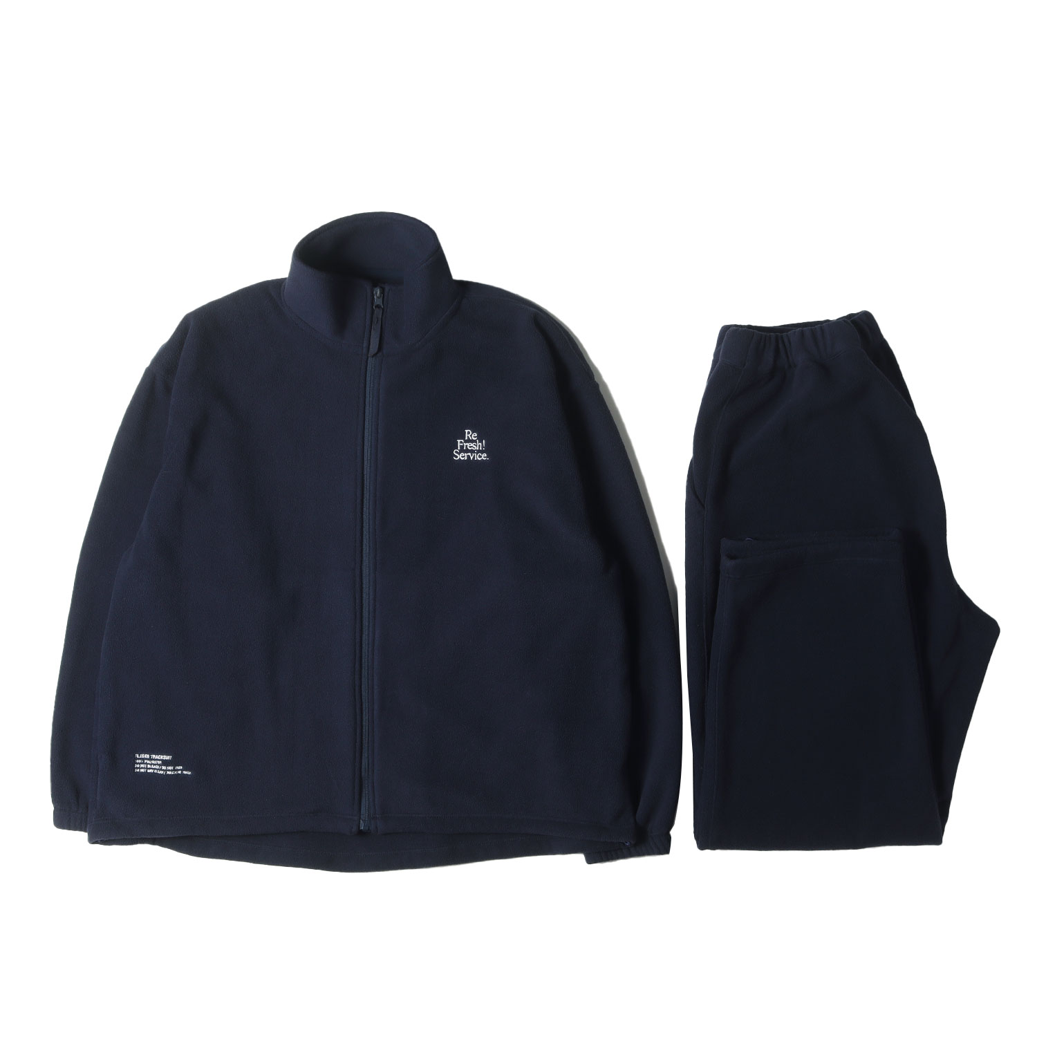 FreshService フレッシュサービス ネイビー 紺 サイズ:各M | 25AW フリース トラックジャケット & パンツ セットアップ (FLEECE TRACK ..