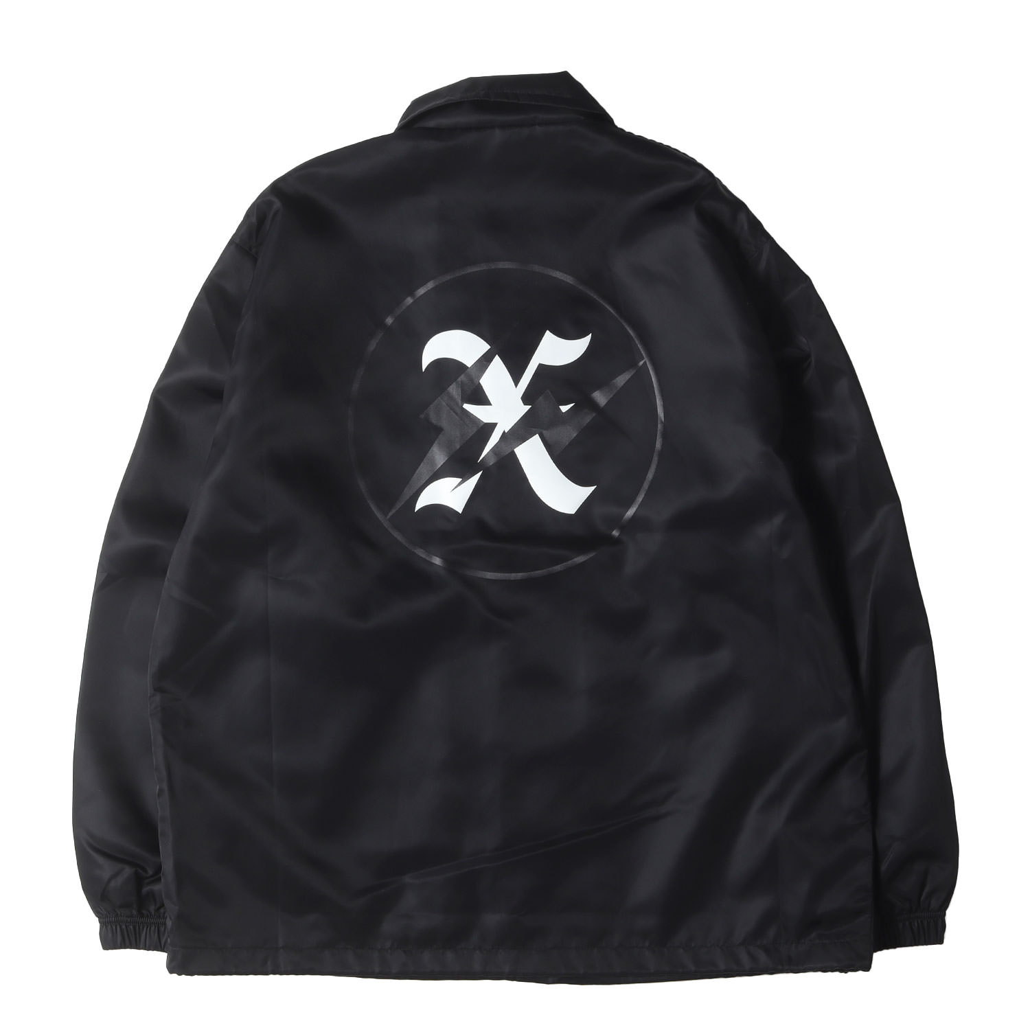 GOD SELECTION XXX ゴッド・セレクション ジャケット ブラック 黒 サイズ:L | 23AW fragment design ナイロン コーチジャケット (Coach Jacket) | アウター ブルゾン 上着【メンズ】【中古】【新品同様】【K4716】