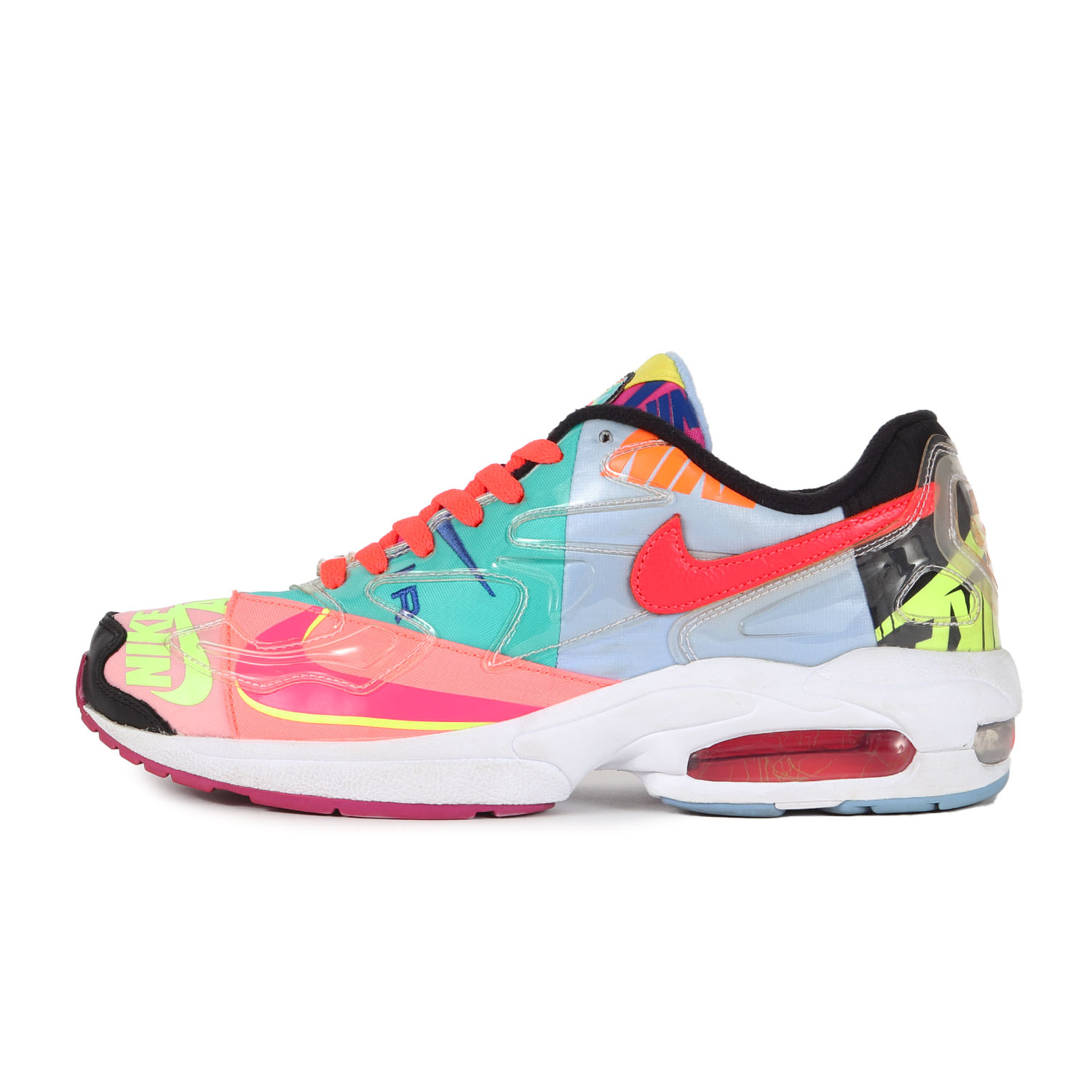 値下げ！限定商品を定価以下！NIKE AIR MAX2 LIGHT QS ナイキ スニーカー NIKE AIR MAX2 LIGHT QS BLACK/BRIGHT CRIMSON 19FA-I（ナイキ エア