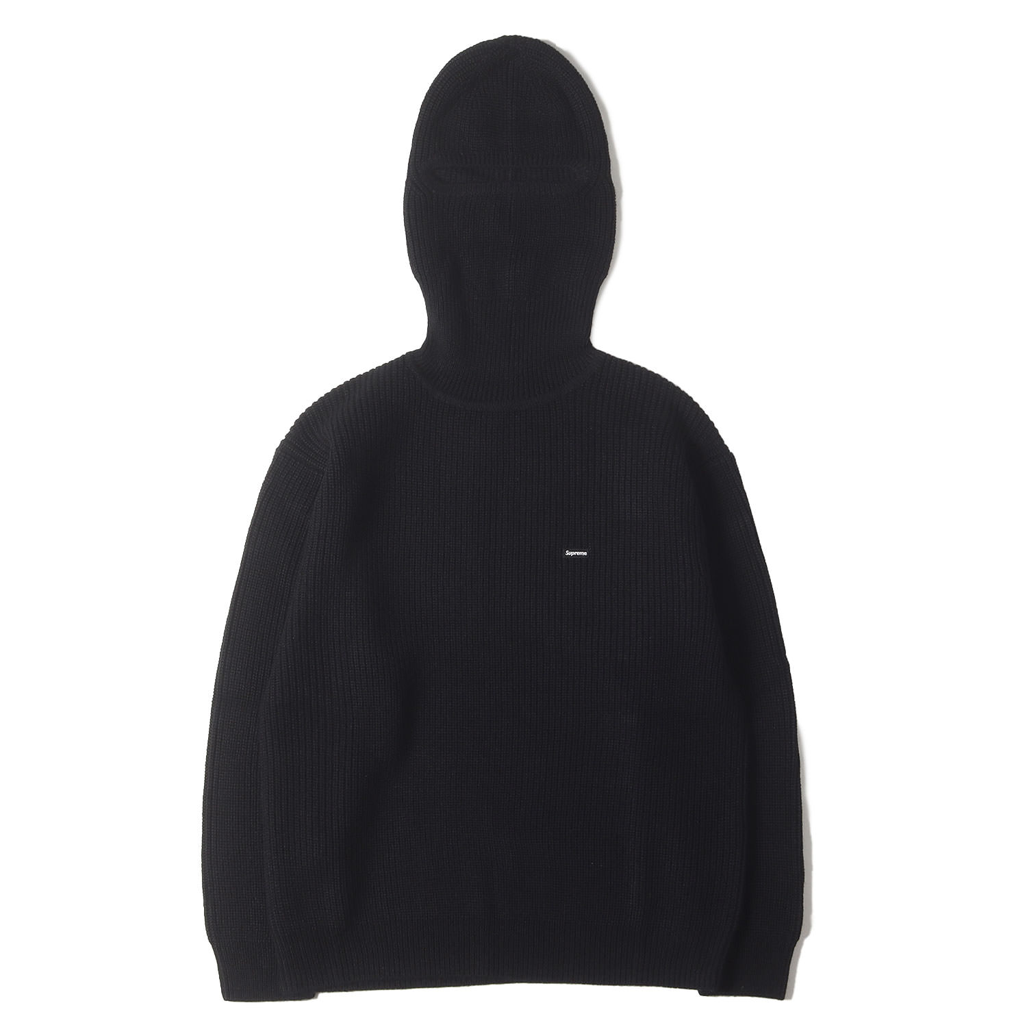 Supreme シュプリーム パーカー ブラック 黒 サイズ:M | 22AW スモールBOXロゴ バラクラバ / タートルネック ニット パーカー (Small Box Balaclava / Turtleneck Sweater) | トップス セーター