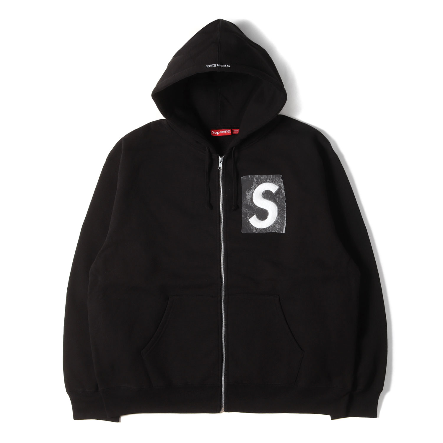 Supreme ジップアップパーカー 土日特別価格　ブラック Mサイズ 16030192-a.jpg