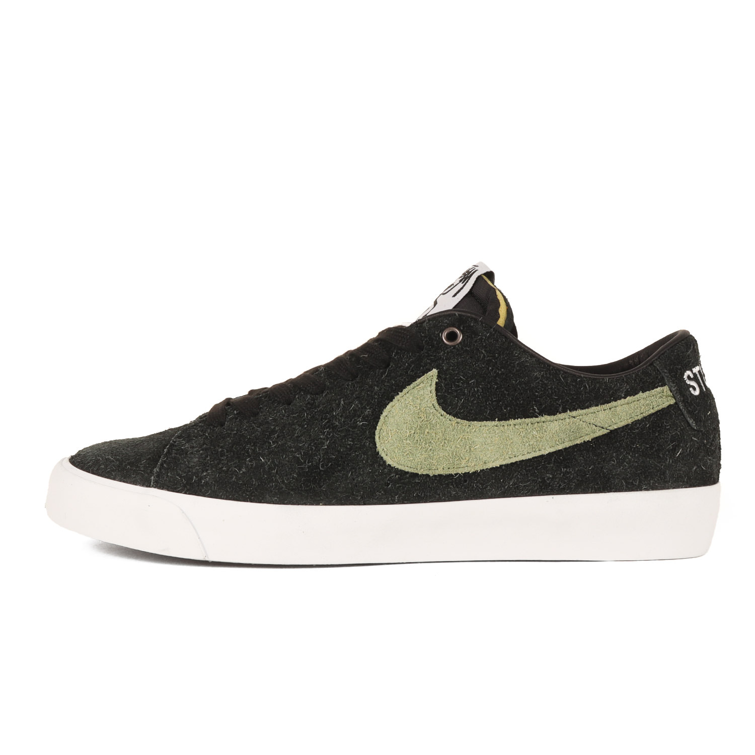 STUSSY ステューシー サイズ:US11(29.0cm) NIKE KEVIN TERPENING SB ZOOM BLAZER LOW QS BQ6449-001 ナイキ ケビン・ターペニング ズーム ブレザー ロー ブラック パームグリーン ローカット スニーカー シューズ 靴