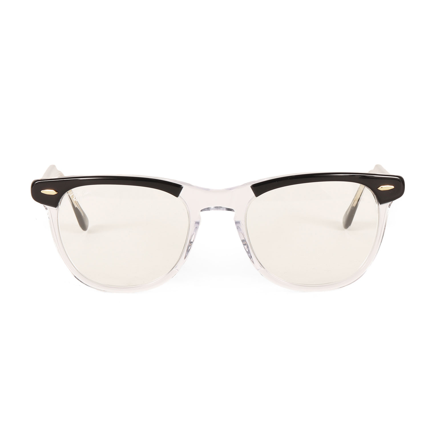 Rakuten - Ray Ban レイバン サングラス | イーグルアイ サングラス (RB2398F Eagle Eye) | クリア ブラックフレーム クリアレンズ | 53□21 145 | ブランド 眼鏡【メンズ】【中古】【K4752】