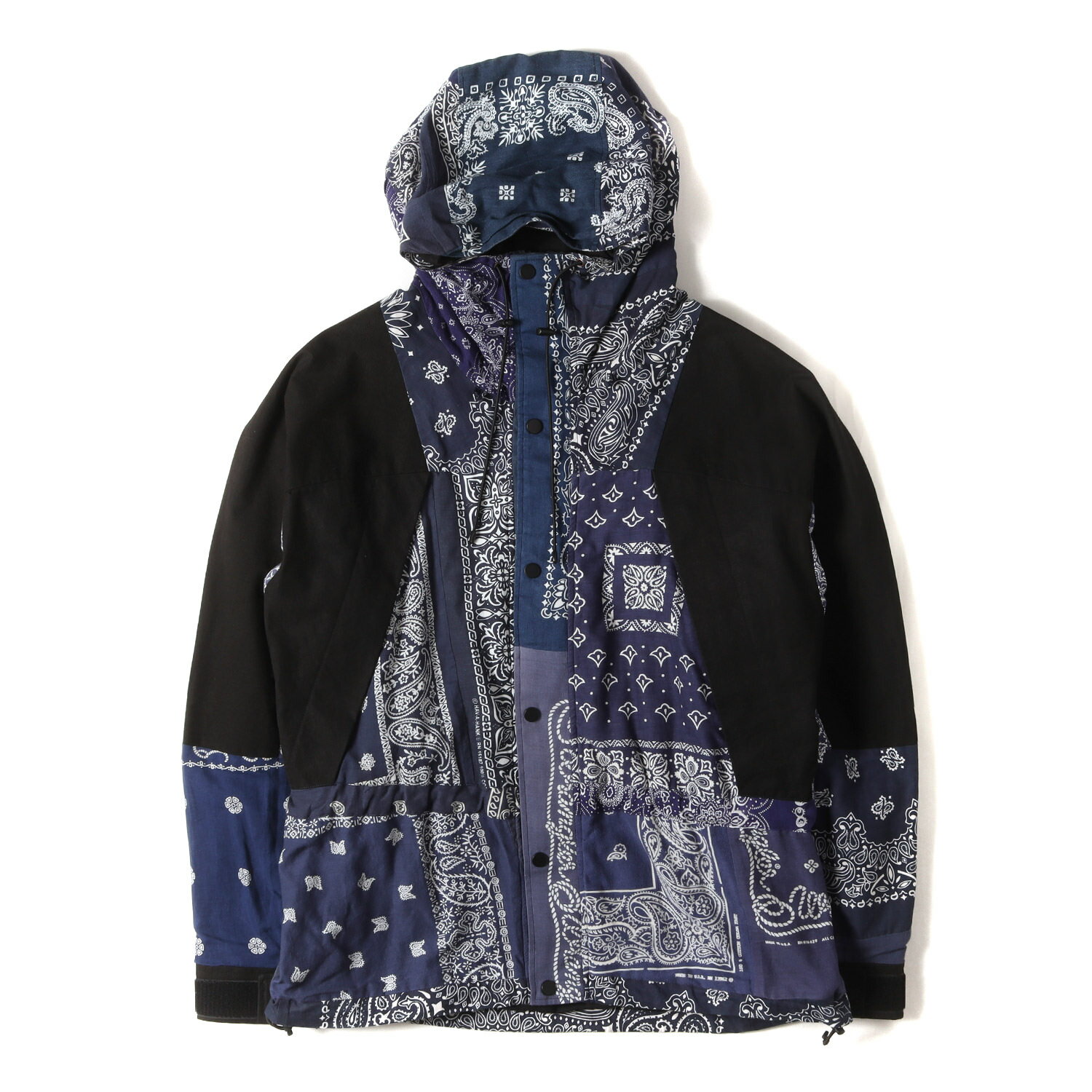 READYMADE レディメイド ジャケット ネイビー 紺 サイズ:1 | 21SS ヴィンテージバンダナ マウンテンパーカー (MOUNTAIN PARKA) | アウター ブルゾン 上着 