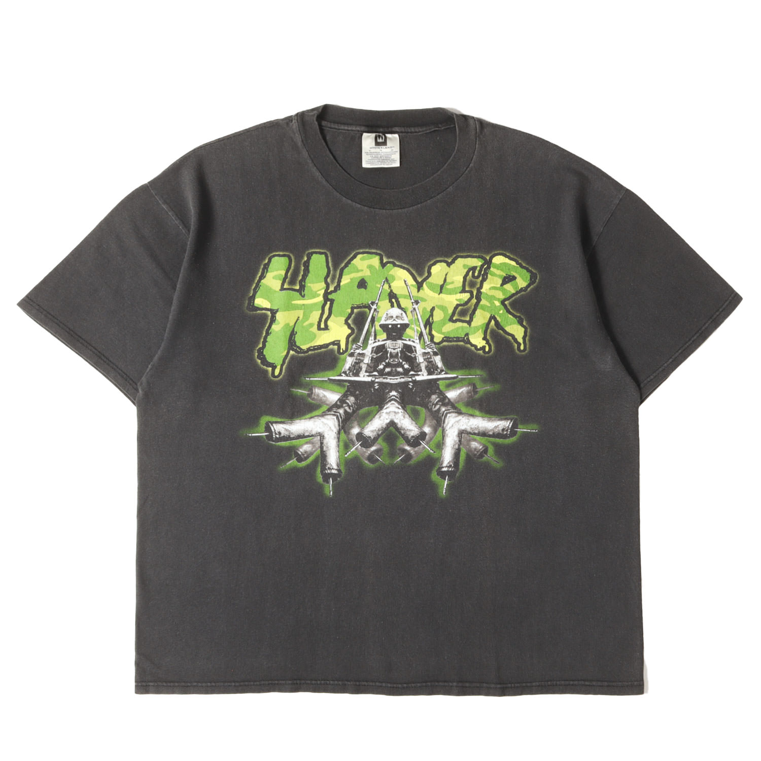 Vintage Music Item ヴィンテージミュージック | GOODフェード | 90s SLAYER The Sport Is War スレイヤー Tシャツ / WINTERLAND | ブラック 黒 サイズ:XL | 90年代 古着 ロックT バンドT メタルT【メンズ】【中古】【K4915】