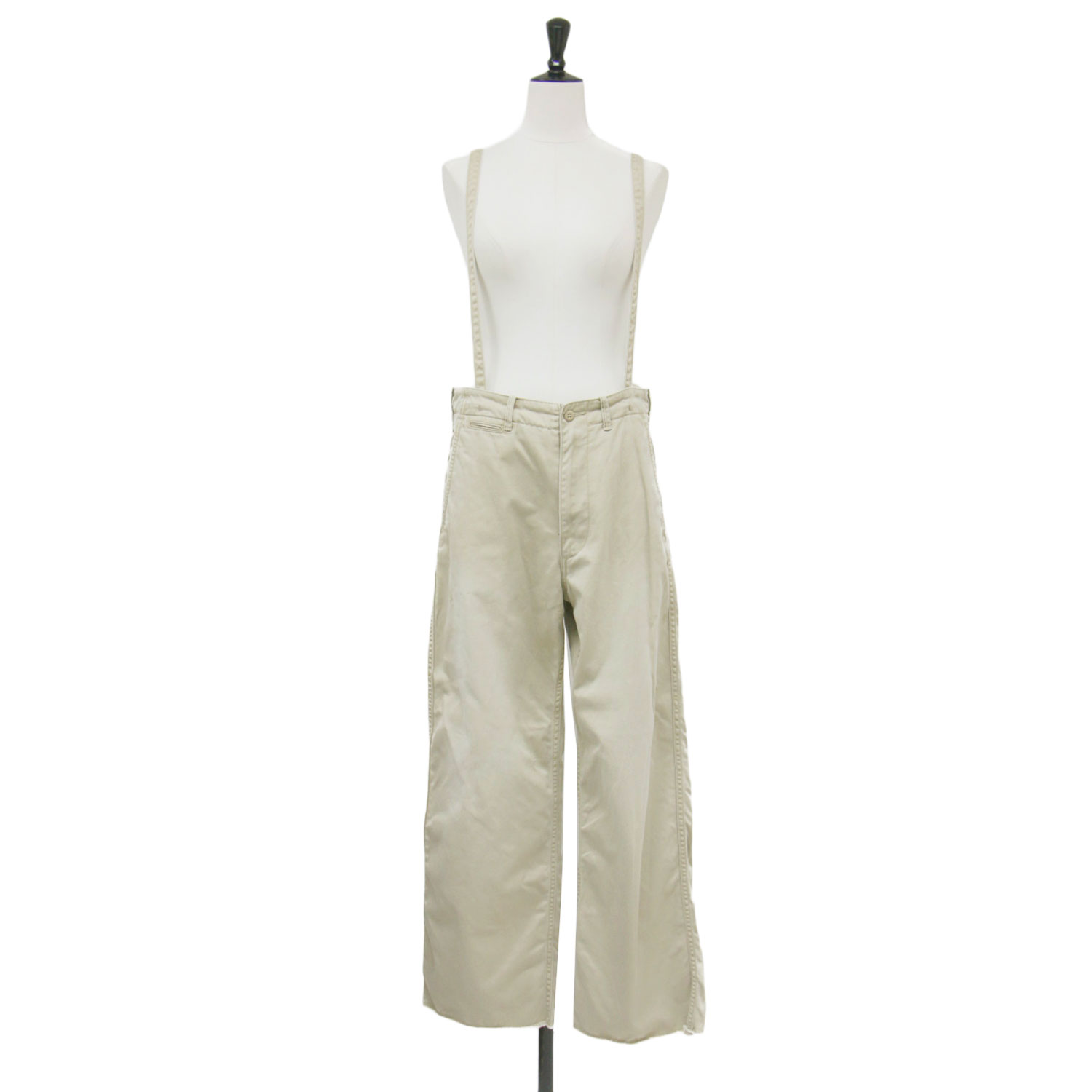 Rakuten - Plage プラージュ パンツ ベージュ サイズ:38(M) | 22春夏 カットオフ ストレート チノパンツ / サロペット | フリンジ 刺繍 コットン 製品加工 | ボトムス ズボン | 日本製【レディース】【中古】【K4831】