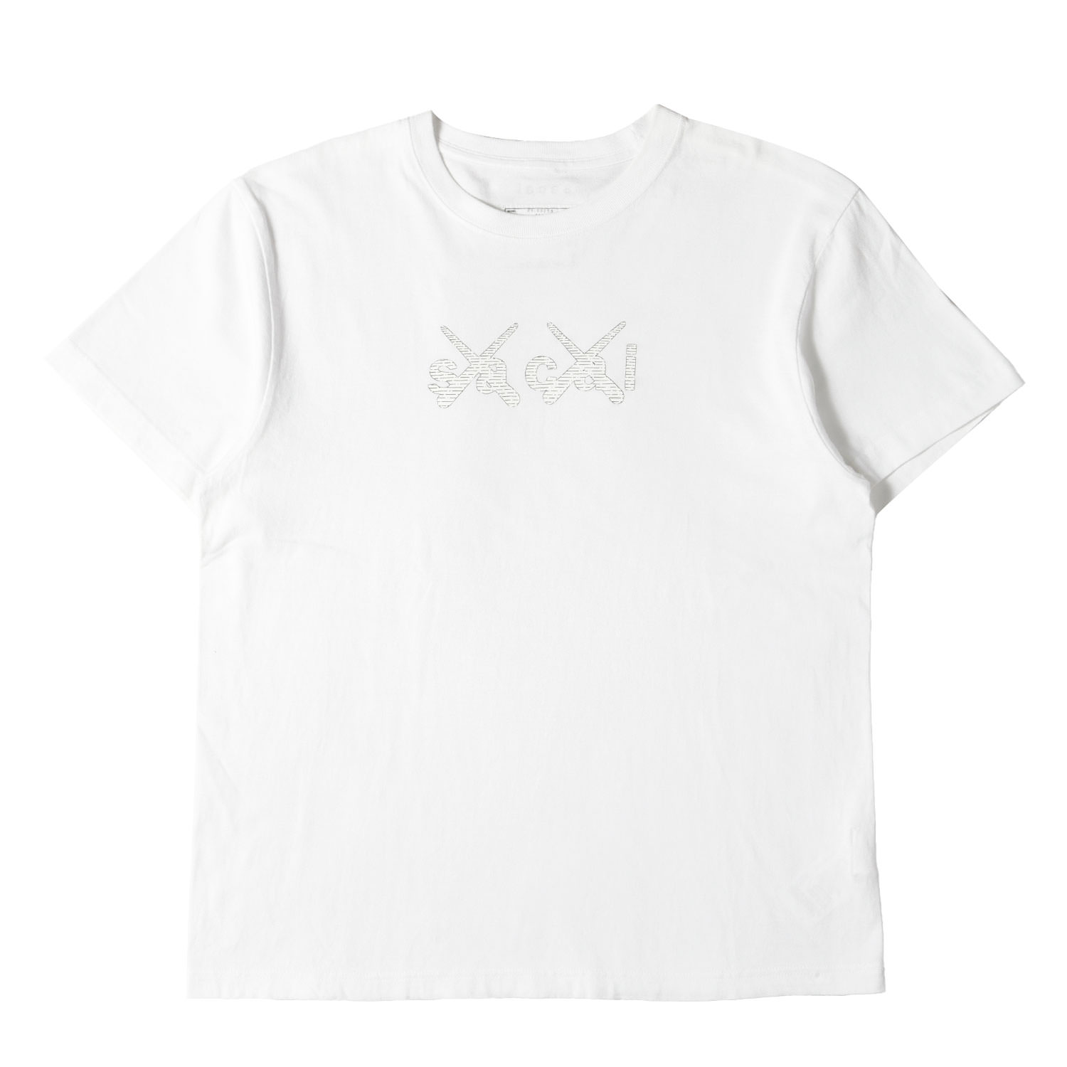 Sacai サカイ Tシャツ ホワイト 白 サイズ:2 | 21SS KAWS TOKYO FIRST クルーネック Tシャツ | トップス カットソー 半袖 | コラボ【メンズ】【中古】【美品】【K4761】