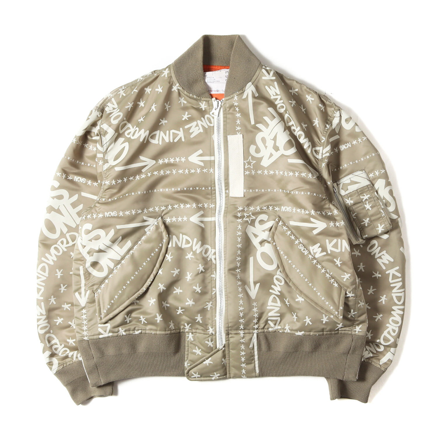 楽天市場】sacai ボンバージャケットの通販