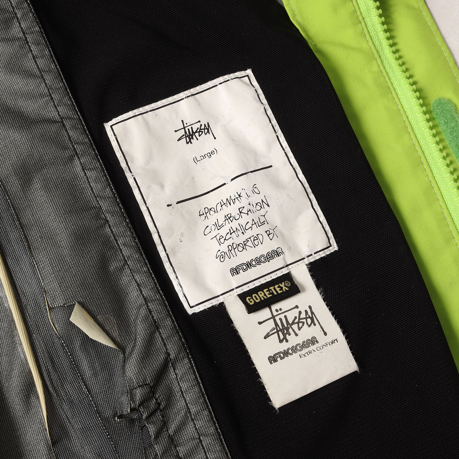 STUSSY ステューシー ジャケット ライム サイズ:L | 00s ×AFDICEGEAR GORE-TEX ス...