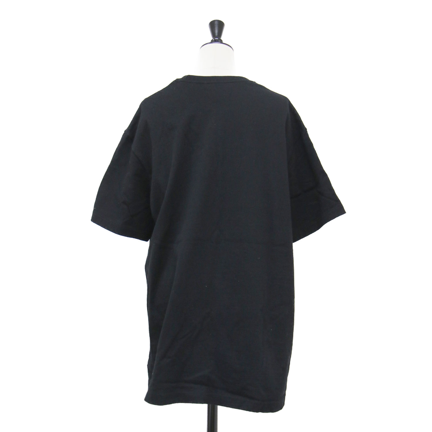 Yohji Yamamoto ヨウジヤマモト Tシャツ ブラック 黒 サイズ:4(L) | Ys 23秋冬 MAX VADUKUL プリント 半袖 Tシャツ / カットソー ハーフスリーブ クルーネック コットン | トップス 【レディース】【中古】【K4826】