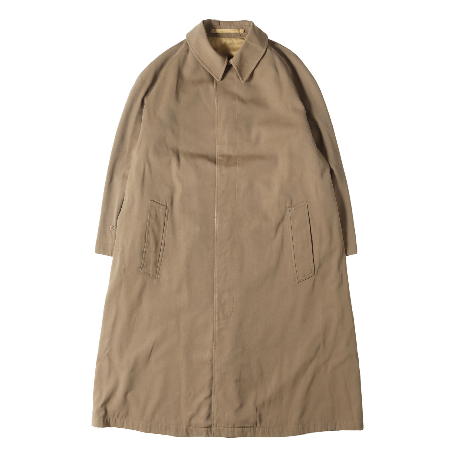 Military Jacket - Vintage Military Item ヴィンテージミリタリー | 60s イギリス軍 実物 British Army ウールギャバジン レインコート ベージュ 11(XXL相当) | 60年代 古着 | アウター ジャケット 上着【メンズ】【中古】【K4814】