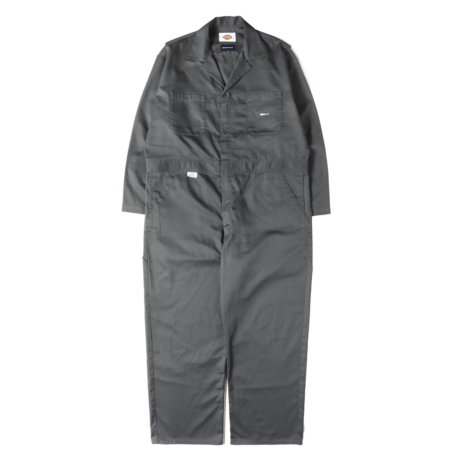 DESCENDANT ディセンダント グレー サイズ:2 26SS ×Dickies T/Cツイル オールインワン / ツナギ(AIO TC TWILL COVERALLS) コラボ アイテム モデル【メンズ】【中古】【美品】【K4791】