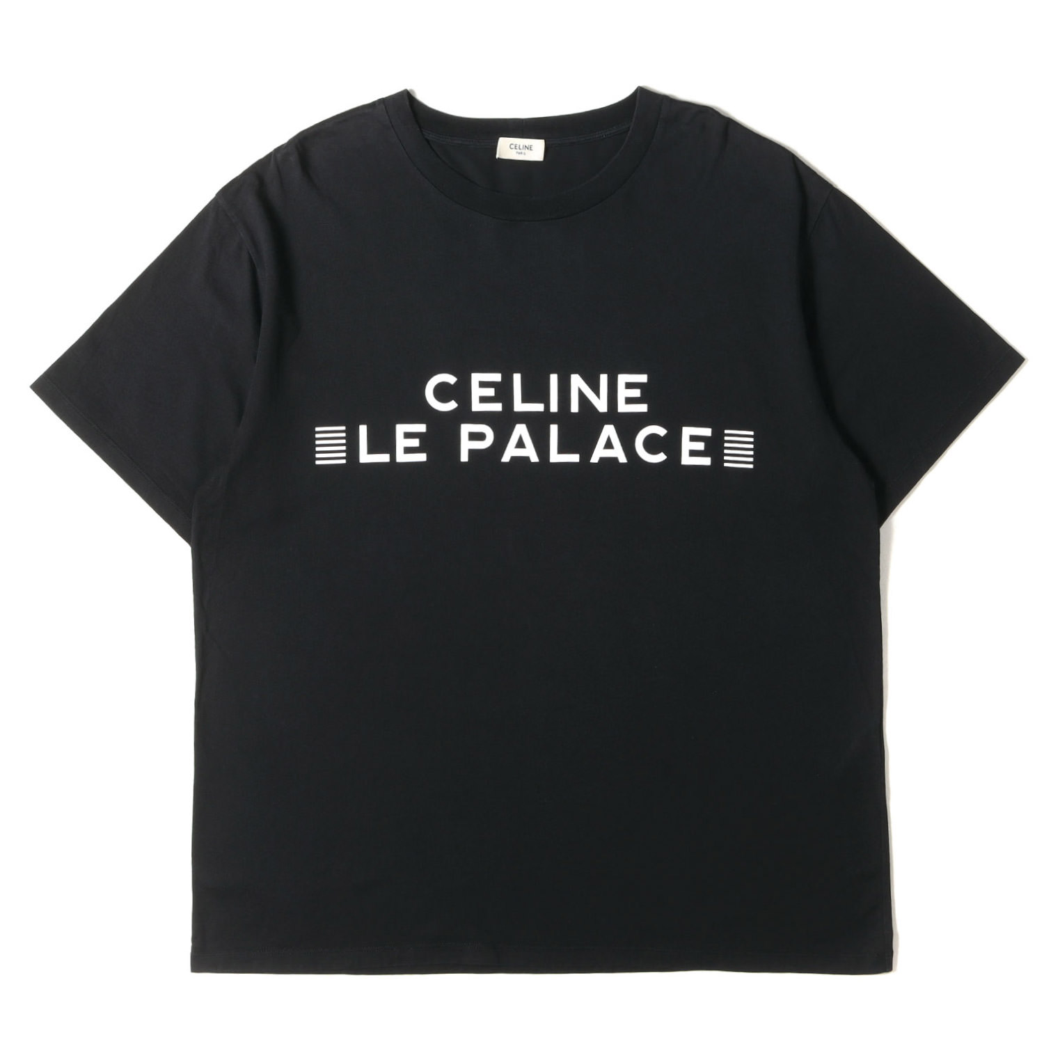 乐天商城 - CELINE セリーヌ Tシャツ ブラック 黒 サイズ:L | 23AW 名古屋タカシマヤ限定 ル・パラス パリ シンドローム LE PALACE Tシャツ | トップス カットソー 半袖【メンズ】【中古】【K4792】