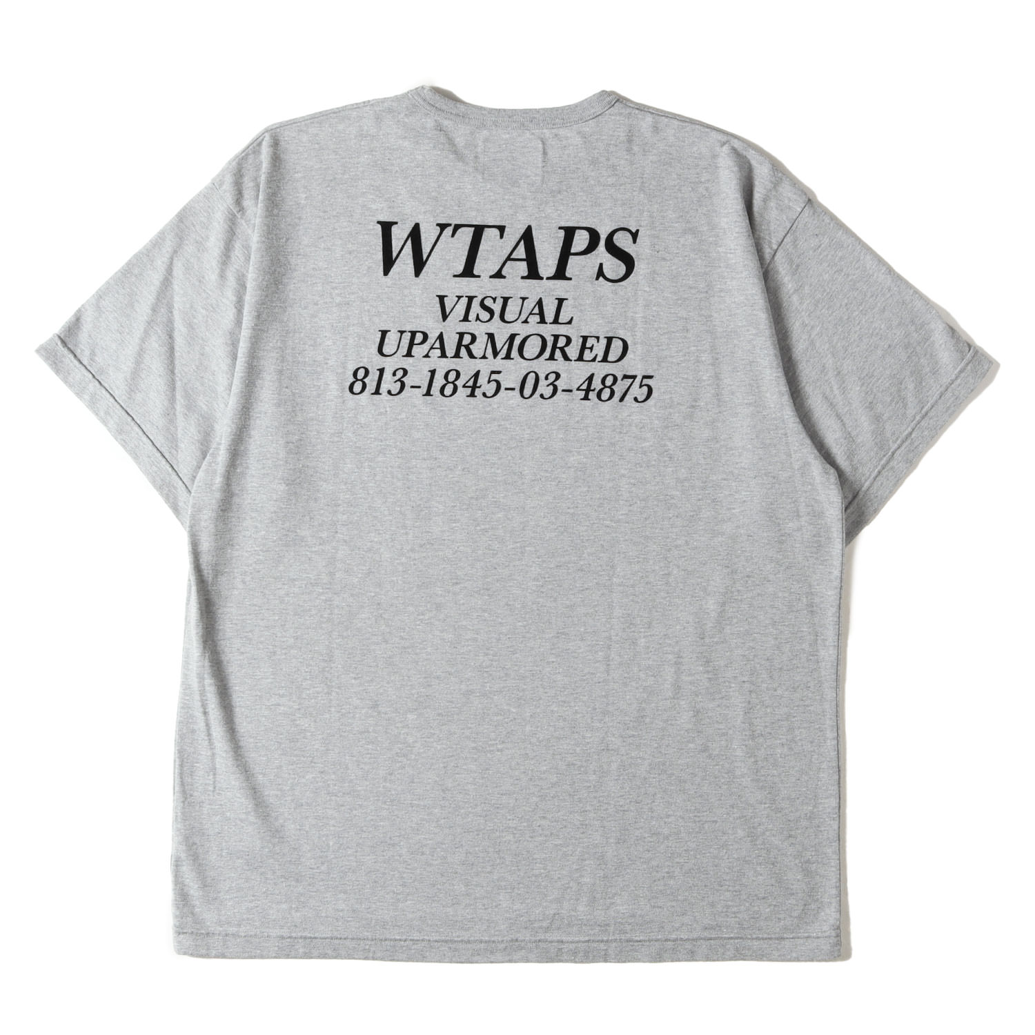 WTAPS グレー Tシャツ グラフィックプリント サイズ2 【公式通販】