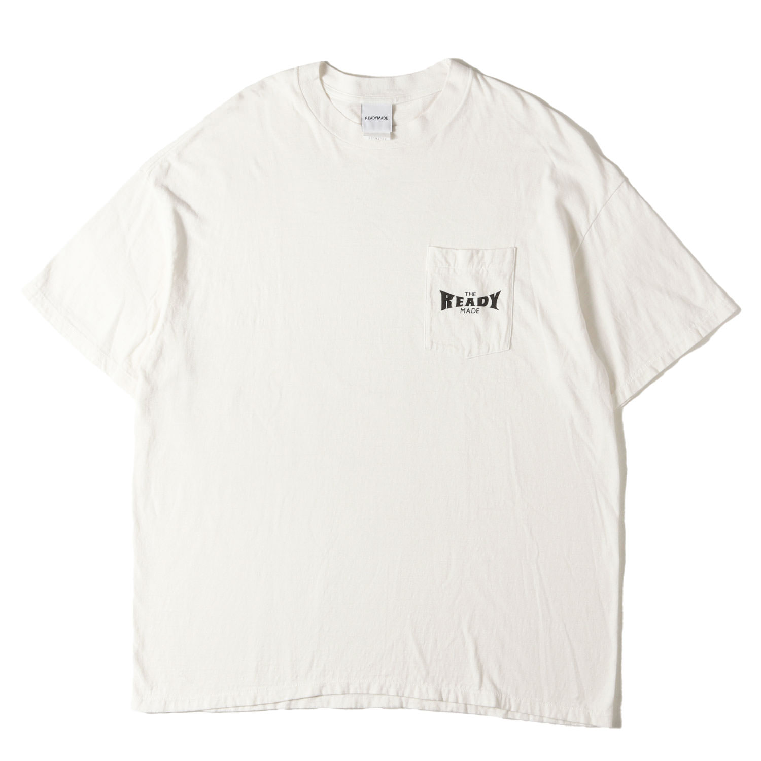 Rakuten - READYMADE レディメイド Tシャツ ホワイト 白 サイズ:XXL | 24SS ブランドロゴ ポケット Tシャツ SS T-SHIRT POCKET | 半袖 ショート ハーフ スリーブ カットソー【メンズ】【中古】【K4844】
