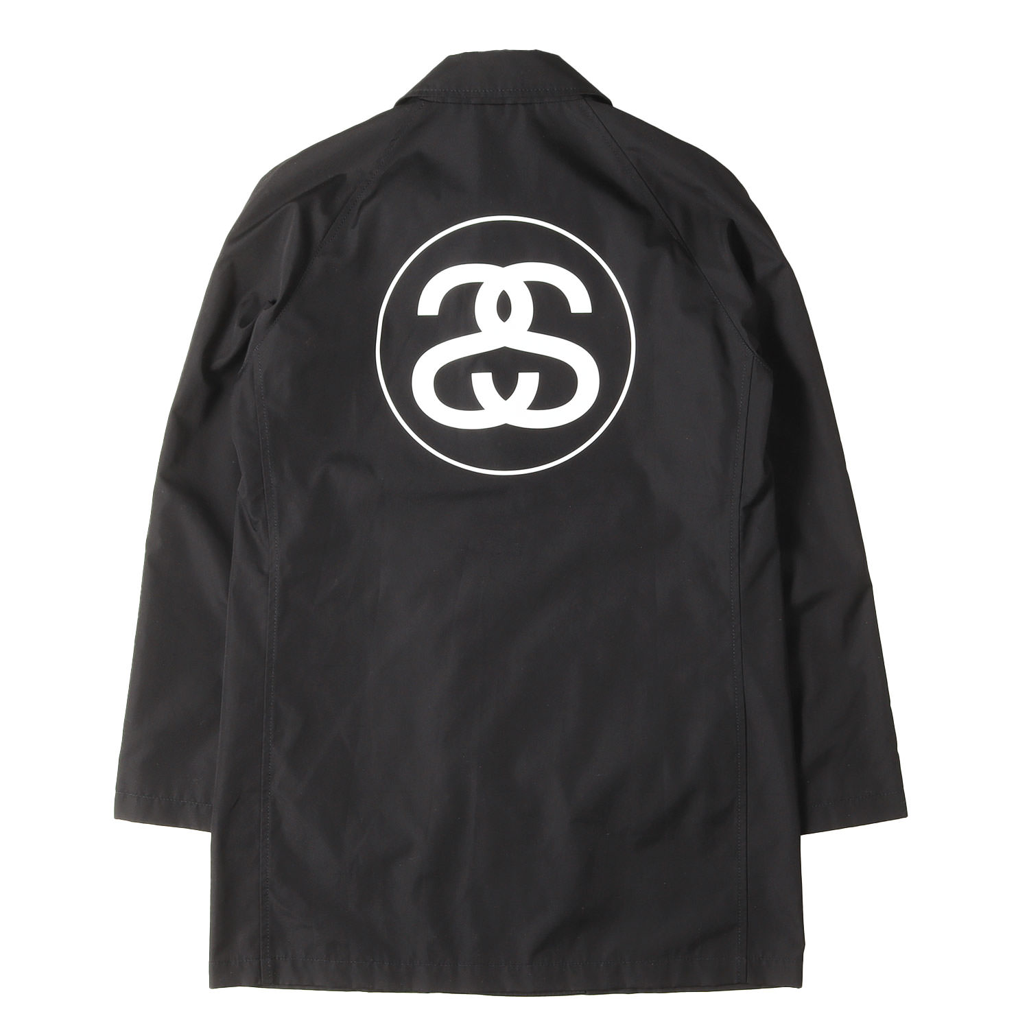 STUSSY ステューシー コート ブラック 黒 サイズ:M | ×SOPHNET. SSリンク ステンカラーコート SOUTIEN COLLAR COAT | 上着 アウター【メンズ】【K4784】