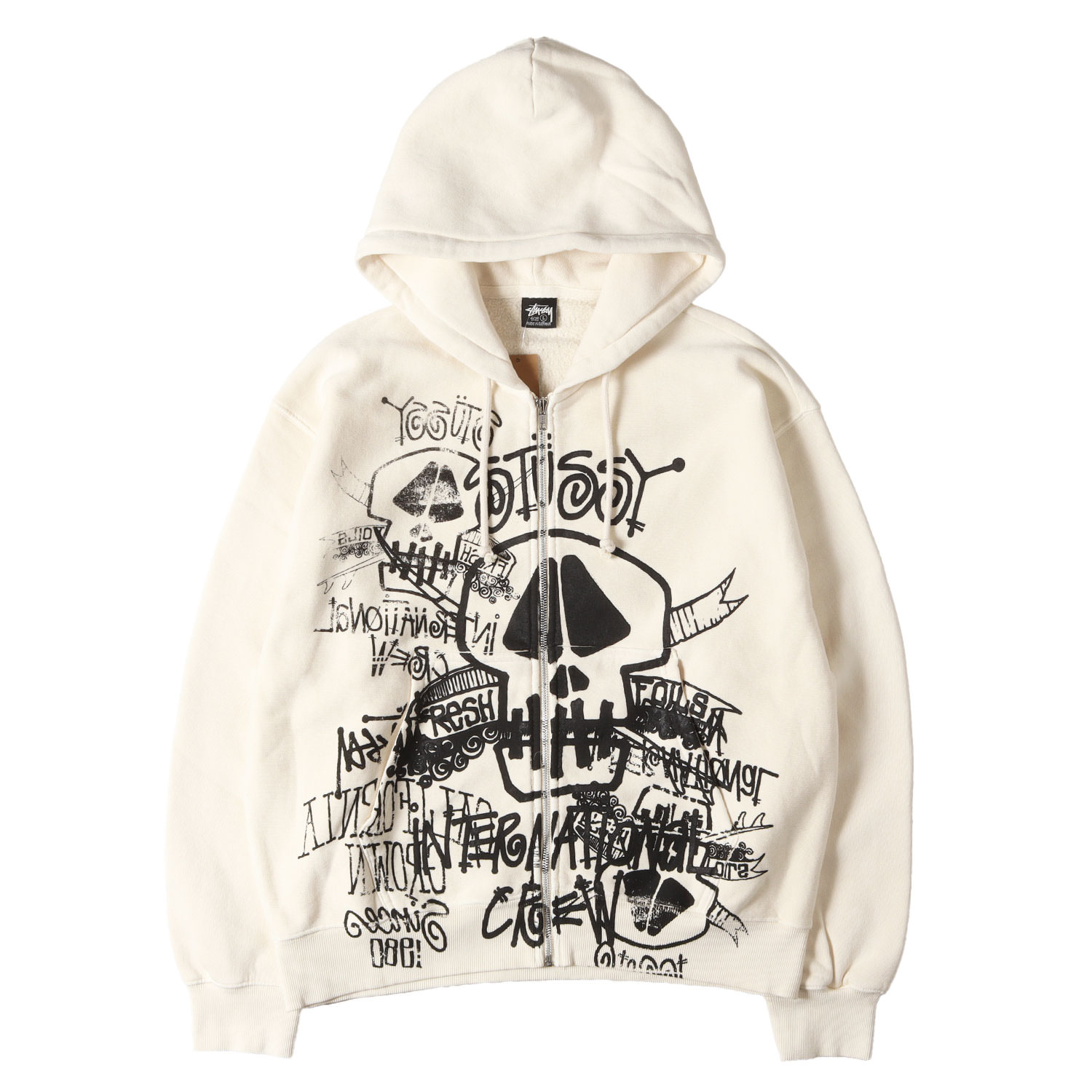 stussy スカルフラワー　パーカー Size【M】 STUSSY ステューシー 26SS SKULLS GAR DYED ZIP HOOD PINK