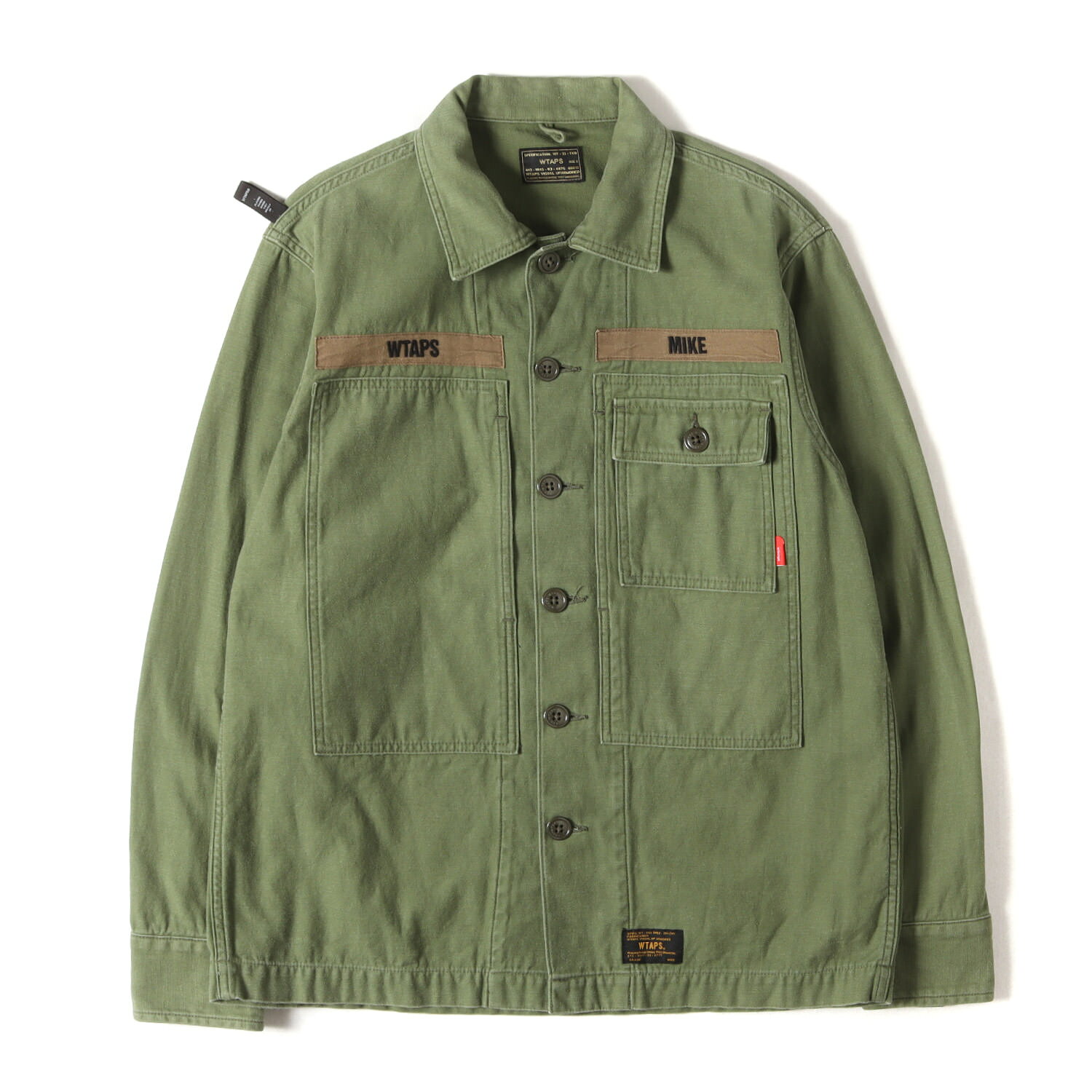 WTAPS HBT L/S SHIRT 16AW BDU ミリタリーシャツ M 【公式通販】
