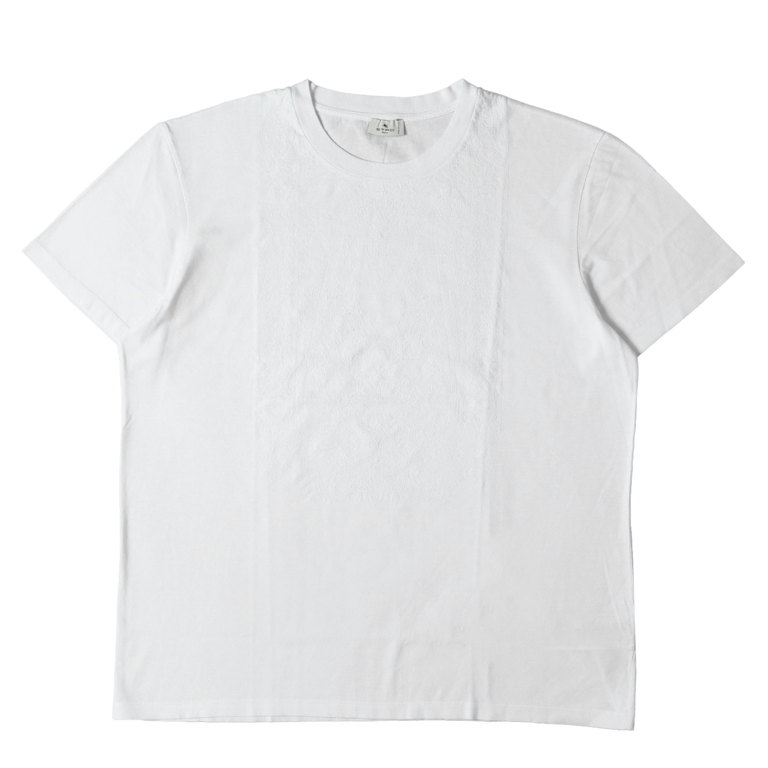 ETRO エトロ Tシャツ・カットソー M 白 【古着】【中古】【送料無料】 ETRO - ETRO エトロ カジュアルシャツ M 白 【古着】【中古】【送料