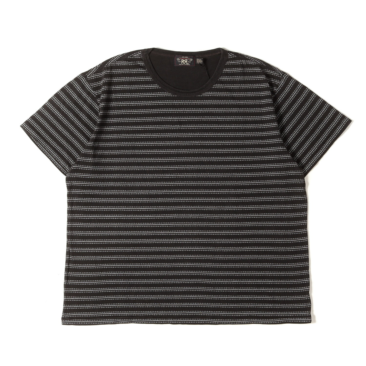 Rakuten - RRL ダブルアールエル Tシャツ ブラック 黒 サイズ:XXL | 近年モデル | ヴィンテージ加工 ボーダープリント クルーネック Tシャツ | トップス カットソー 半袖【メンズ】【K4839】