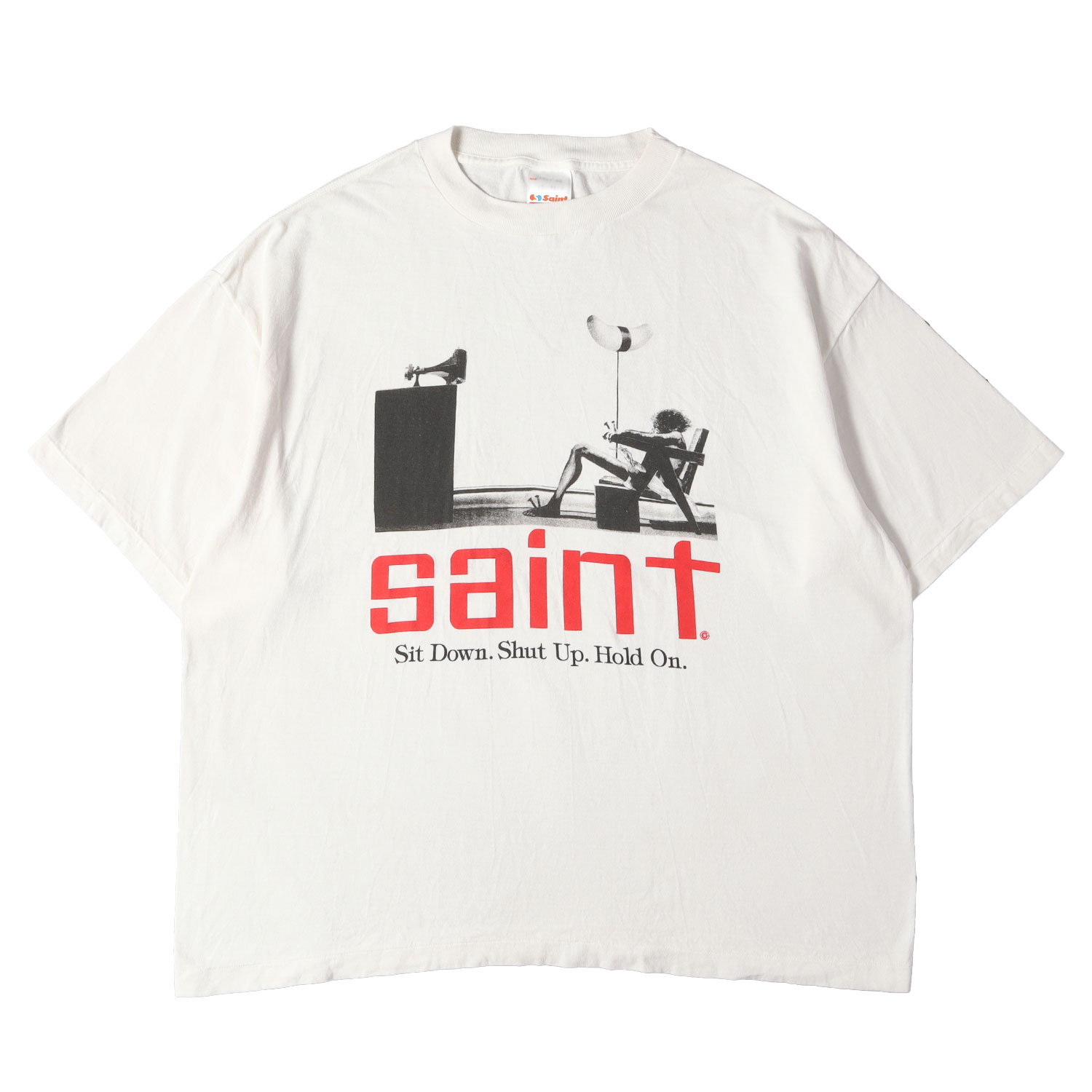 Rakuten - SAINT MICHAEL セントマイケル Tシャツ ホワイト 白 サイズ:XXL | 25SS ヴィンテージ加工 マクセル Tシャツ(SS TEE / SAIN) | トップス カットソー 半袖【メンズ】【中古】【美品】【K4840】