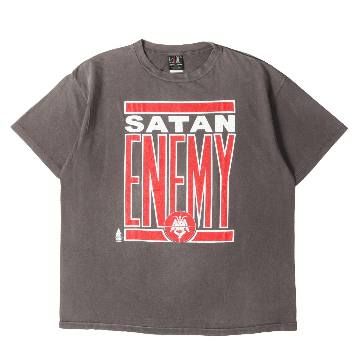 乐天商城 - SAINT MICHAEL セントマイケル Tシャツ ブラック 黒 サイズ:XXL | 22SS ヴィンテージ加工 グラフィック Tシャツ(SS TEE / SAINT ENEMY) | トップス カットソー 半袖【メンズ】【中古】【美品】【K4852】