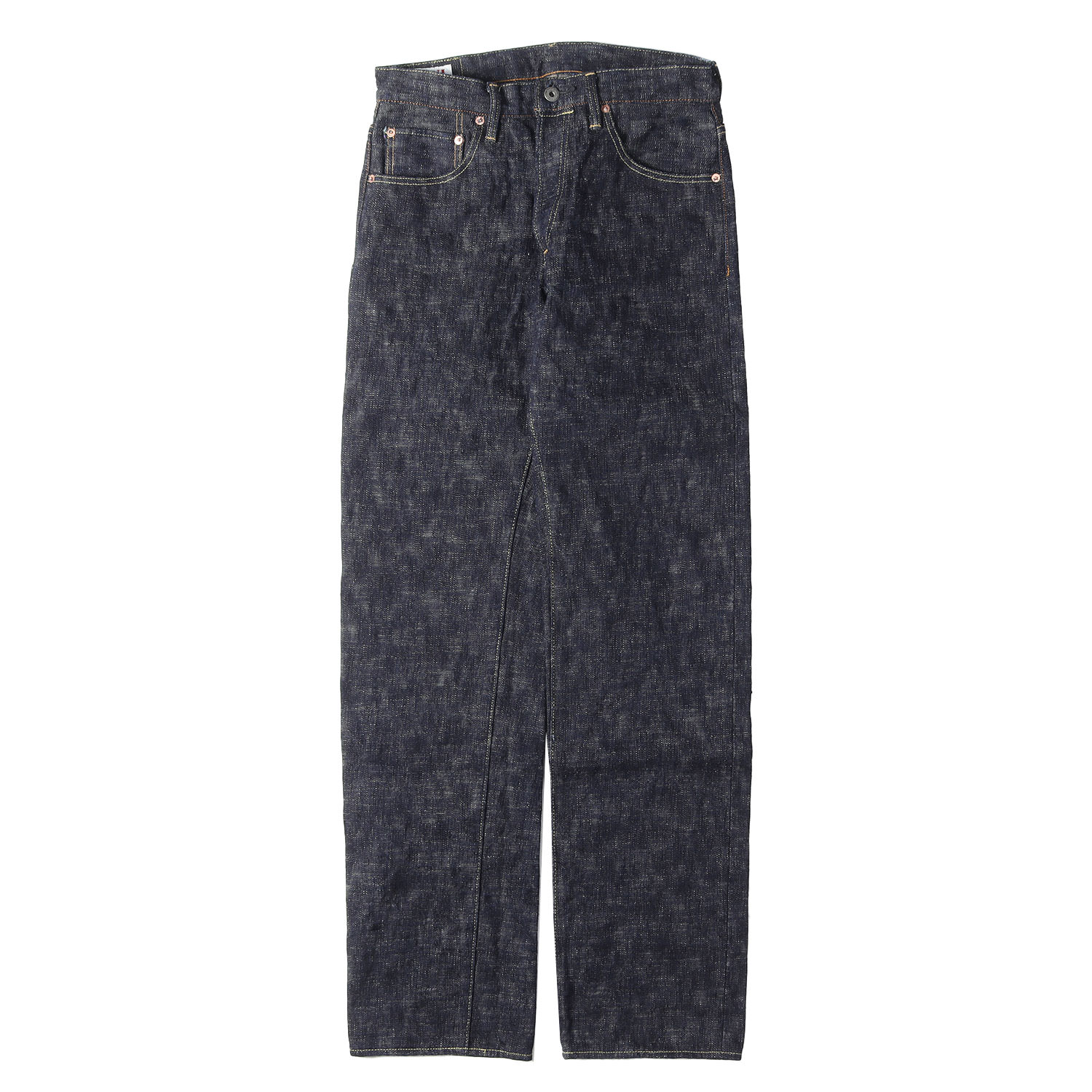 鬼デニム オニデニム パンツ インディゴ サイズ:31 | 冬季限定 雪さらし加工 17oz 鬼絣 ジャストライト ストレート デニムパンツ ONI270-Kasuri | ズボン パンツ