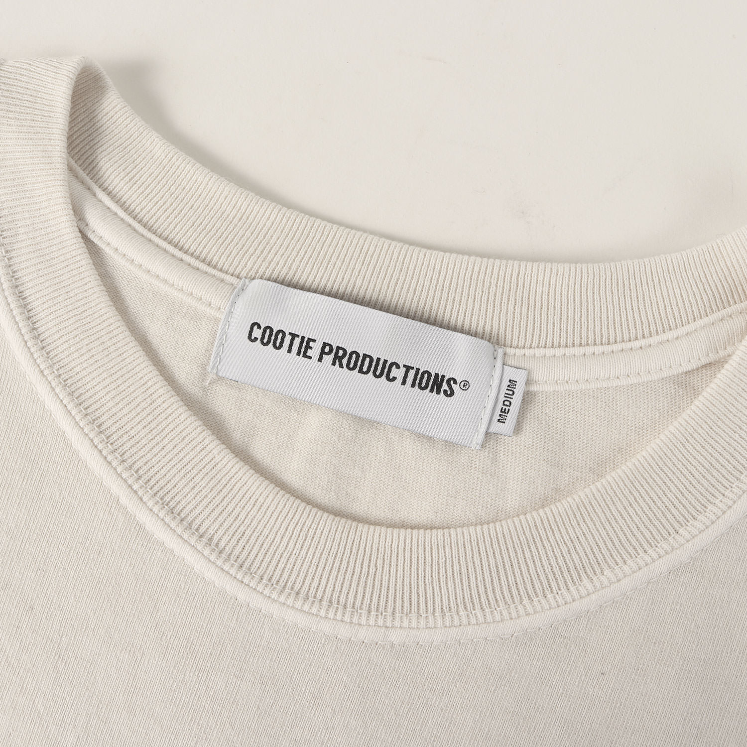 COOTIE クーティー Tシャツ アイボリー サイズ:M | 25SS ピグメントダイ加工 オーバーサイズ Tシャツ(Pigment Dyed S/S Tee) | トップス カットソー 半袖【メンズ】【中古】【K4851】 3