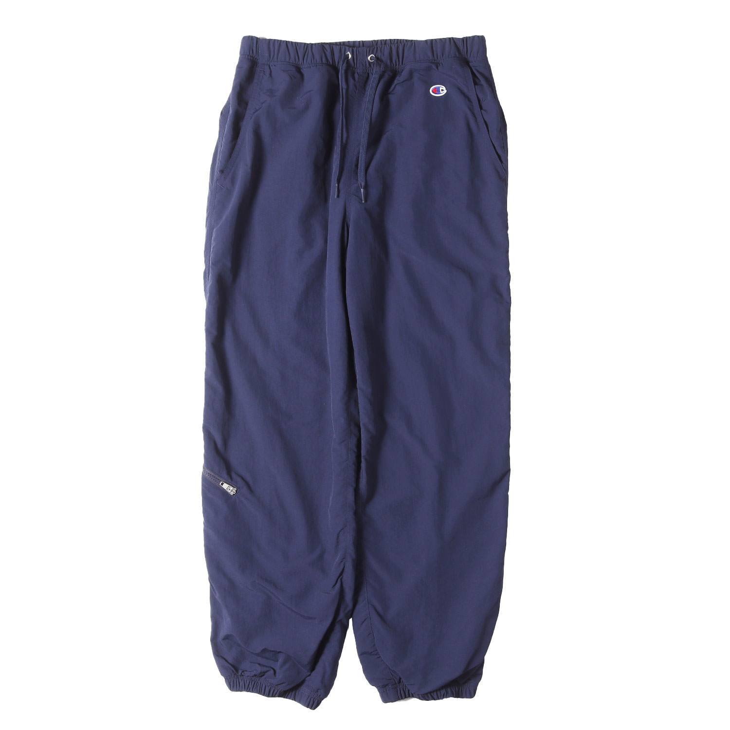 thisisneverthat ディスイズネバーザット パンツ ネイビー 紺 サイズ:S | 23SS Champion ナイロン ウォームアップパンツ | ボトムス ズボン | コラボ【メンズ】【中古】【美品】【K4815】