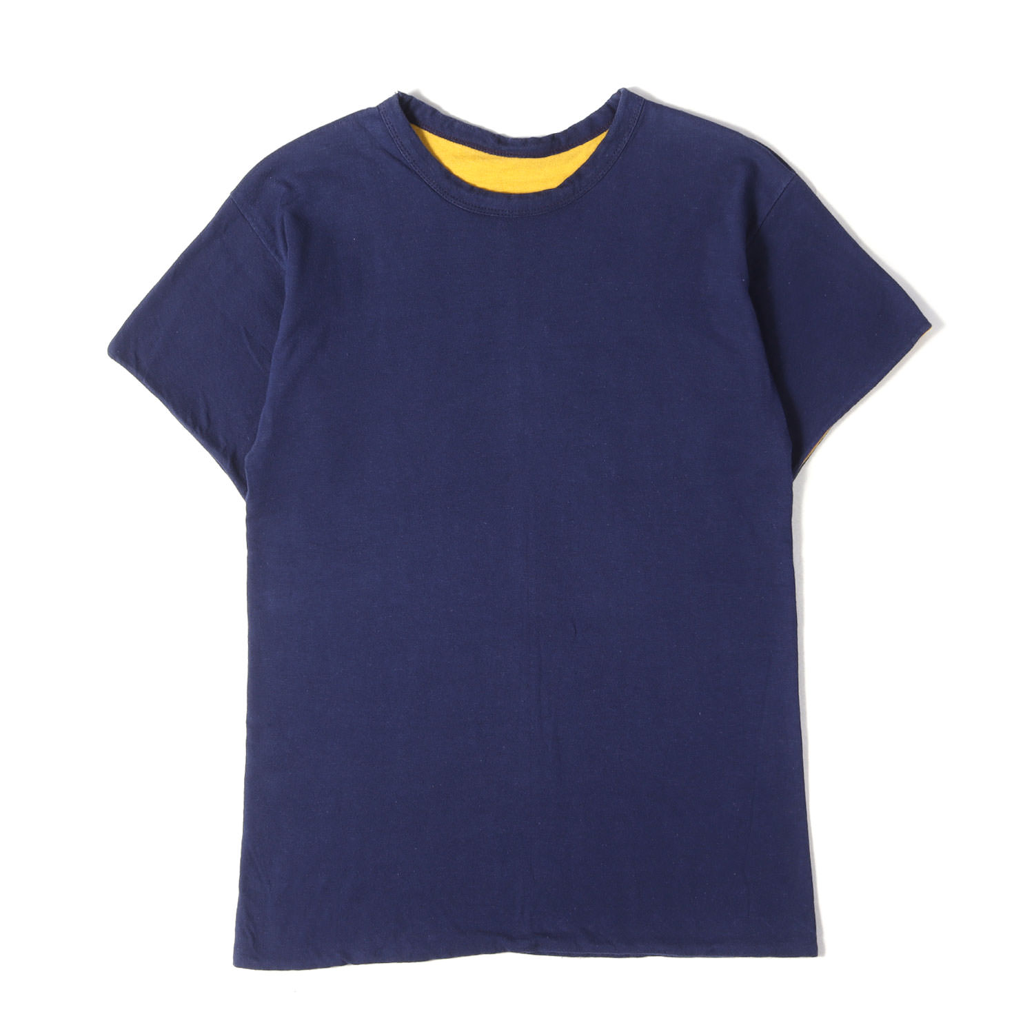 ナス紺 3段 70s usa製 champion バータグ ダブルフェイス 70s 70年代 チャンピオン アメリカ製 リバーシブル |ヴインテージ古着