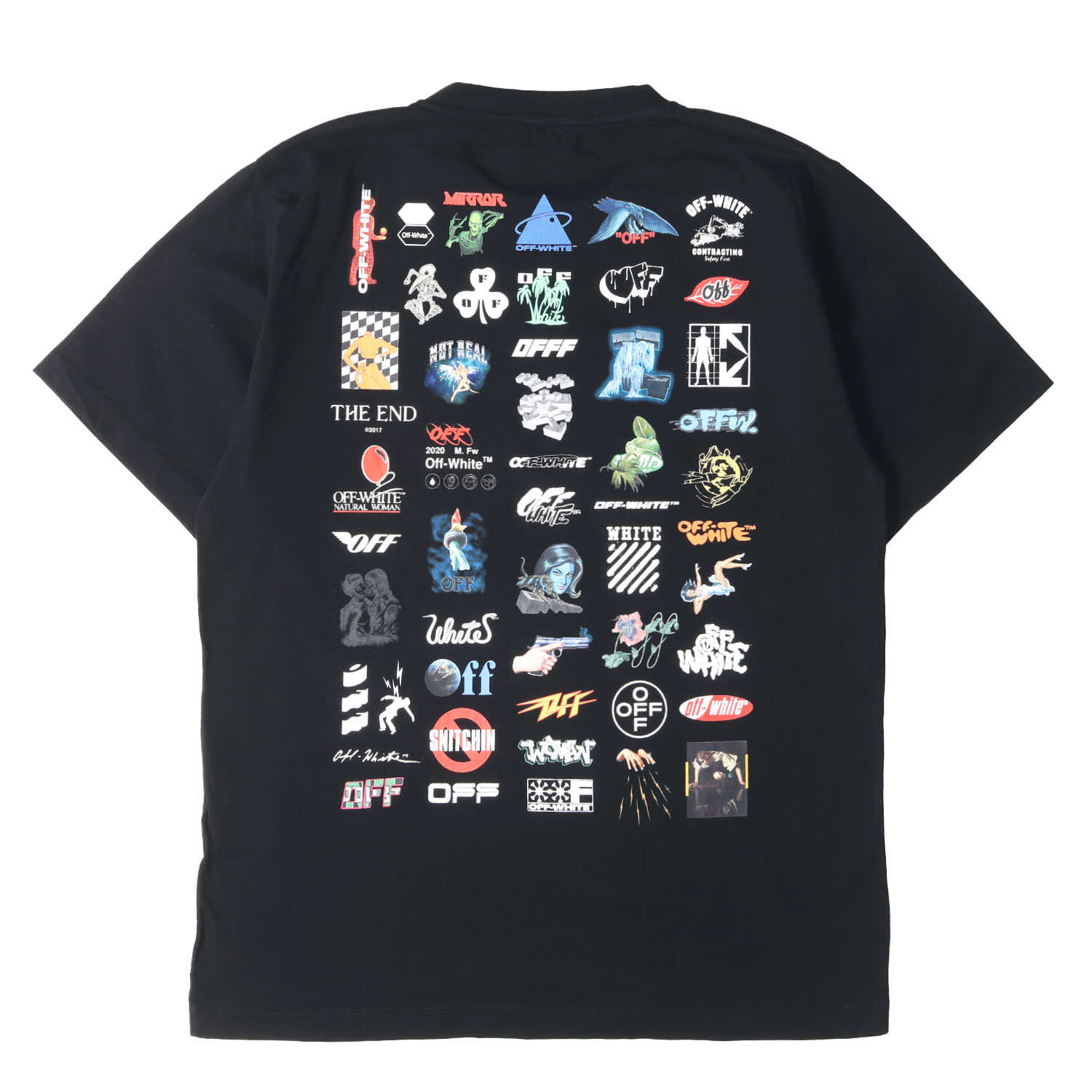楽天市場】off-white オフホワイト（サイズ（S/M/L）3L）（Tシャツ