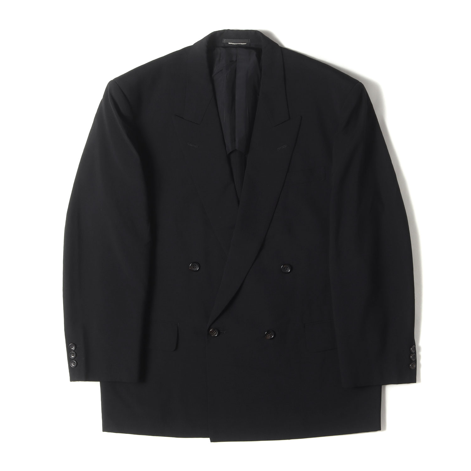 コムデギャルソン　AD1993 ダブルブレストテーラードジャケット　ダークグレー 楽天市場】comme des garcons homme テーラードジャケットの通販