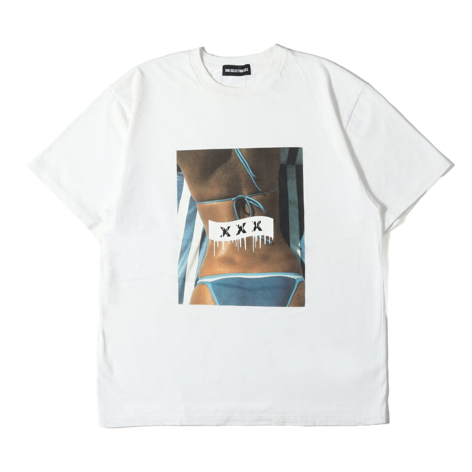 GOD SELECTION XXX ゴッド・セレクション・トリプルエックス Tシャツ ホワイト 白 サイズ:L | レディー フォト ヘビー Tシャツ | トップス カットソー 半袖【メンズ】【中古】【K4838】