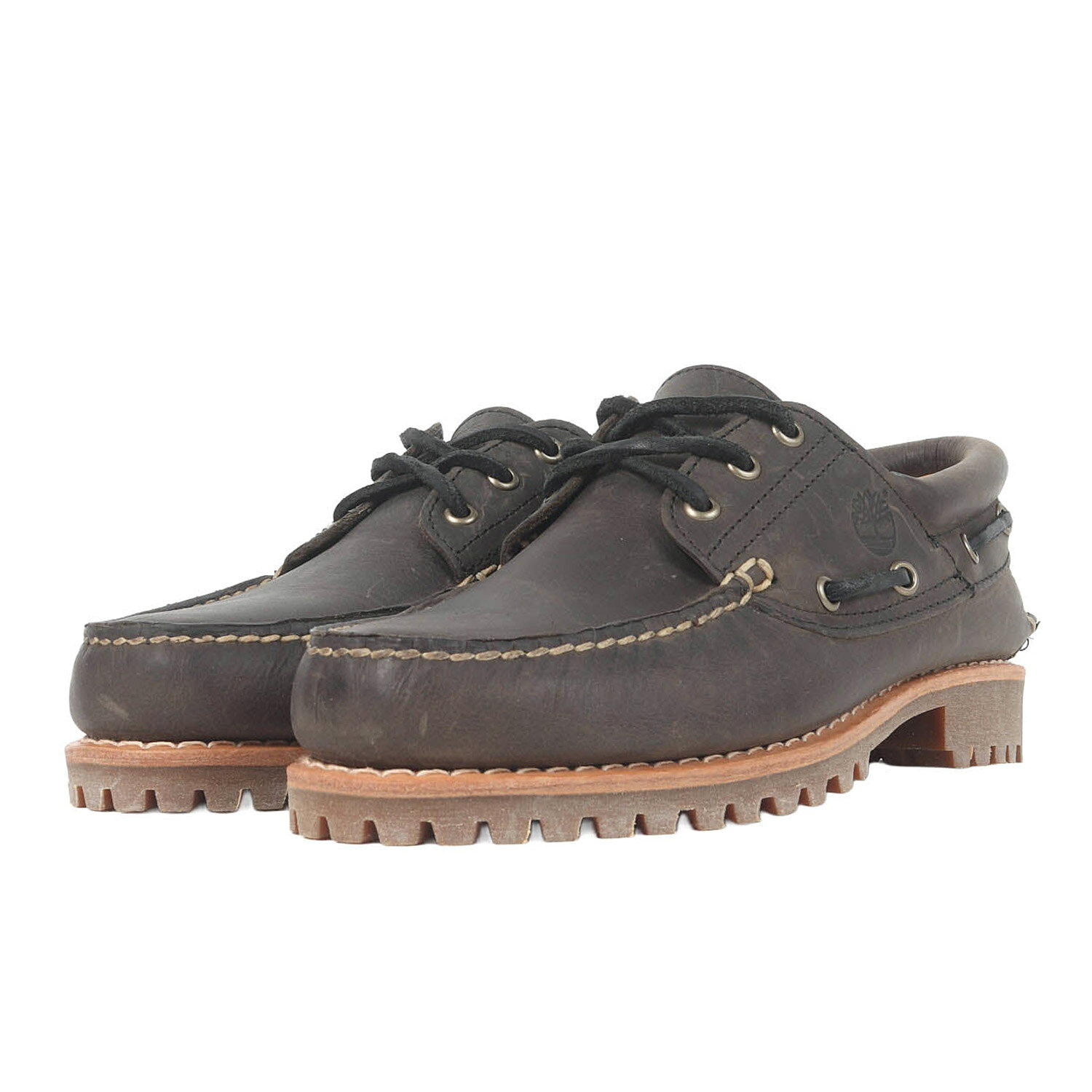 ブランド古着のBEEGLE by Boo-BeeのTimberland ティンバーランド サイズ:US8(26.0cm) | 23AW オーセンティック 3アイ モカシンシューズ (Authentics 3 Eye Classic Lug) | チャコールグレー | ブランド 靴【メンズ】【中古】【美品】【K4899】｜アングル2