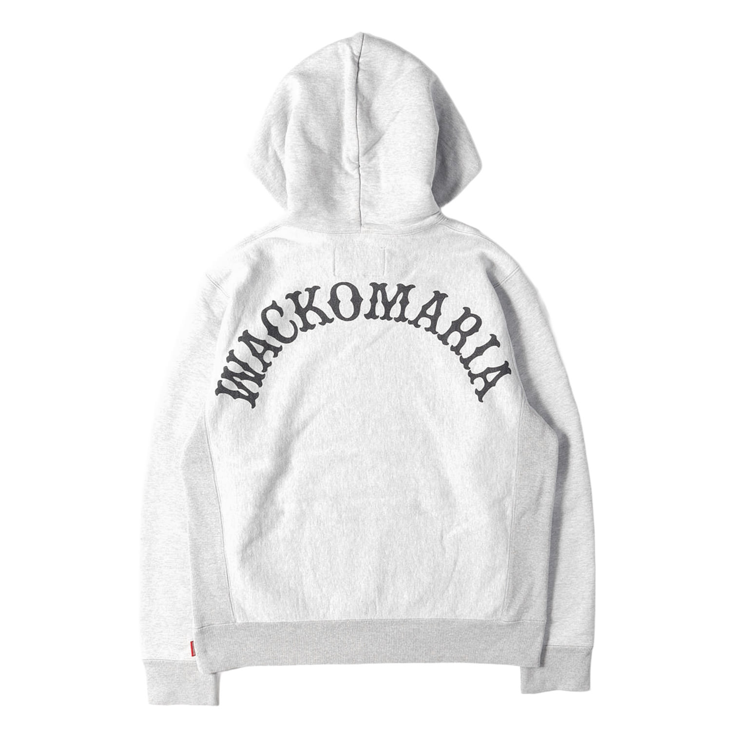 Rakuten - WACKO MARIA ワコマリア パーカー グレー サイズ:M | ブランドロゴ ヘビー スウェットパーカー (HEAVY WEIGHT PULLOVER HOODED SWEAT SHIRT) | トップス フーディー【メンズ】【中古】【K4838】