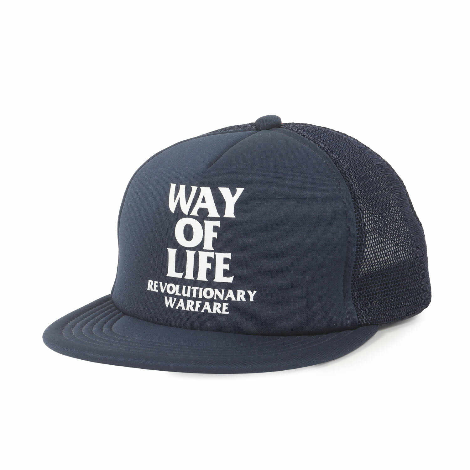 Rakuten - RATS ラッツ キャップ ネイビー 紺 サイズ:FREE | WAY OF LIFEロゴ メッシュキャップ (MESH CAP) | ブランド 帽子【メンズ】【中古】【K4839】