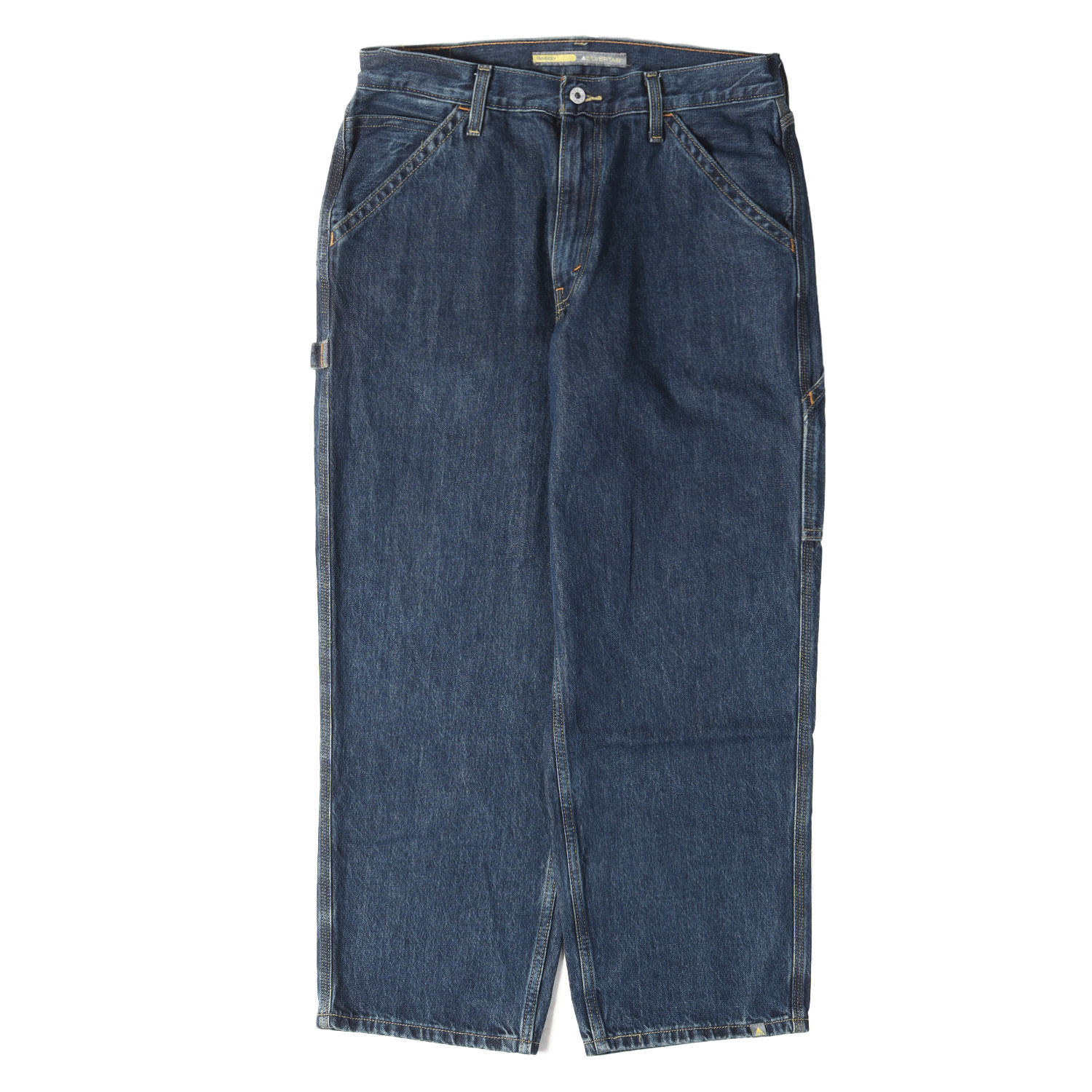 Levis リーバイス パンツ ダークインディゴ サイズ:32×30 現行モデル SILVERTAB バギー カーペンター デニムパンツ (BAGGY CARPENTER) ボトムス ジーンズ ジーパン【メンズ】【中古】【美品】【K4852】