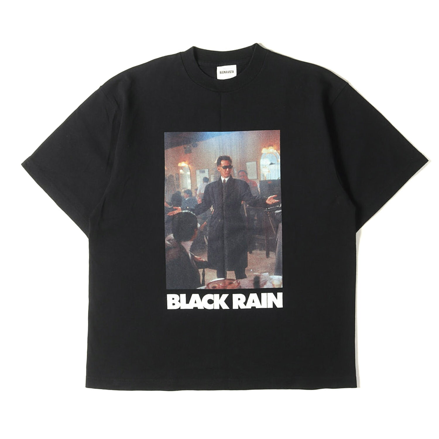 乐天商城 - BUENA VISTA ブエナビスタ Tシャツ ブラック 黒 サイズ:M | 25AW BLACK RAIN フォトプリント ヘビーウエイト Tシャツ (tee dos) | トップス カットソー 半袖 | コラボ【メンズ】【中古】【K4858】