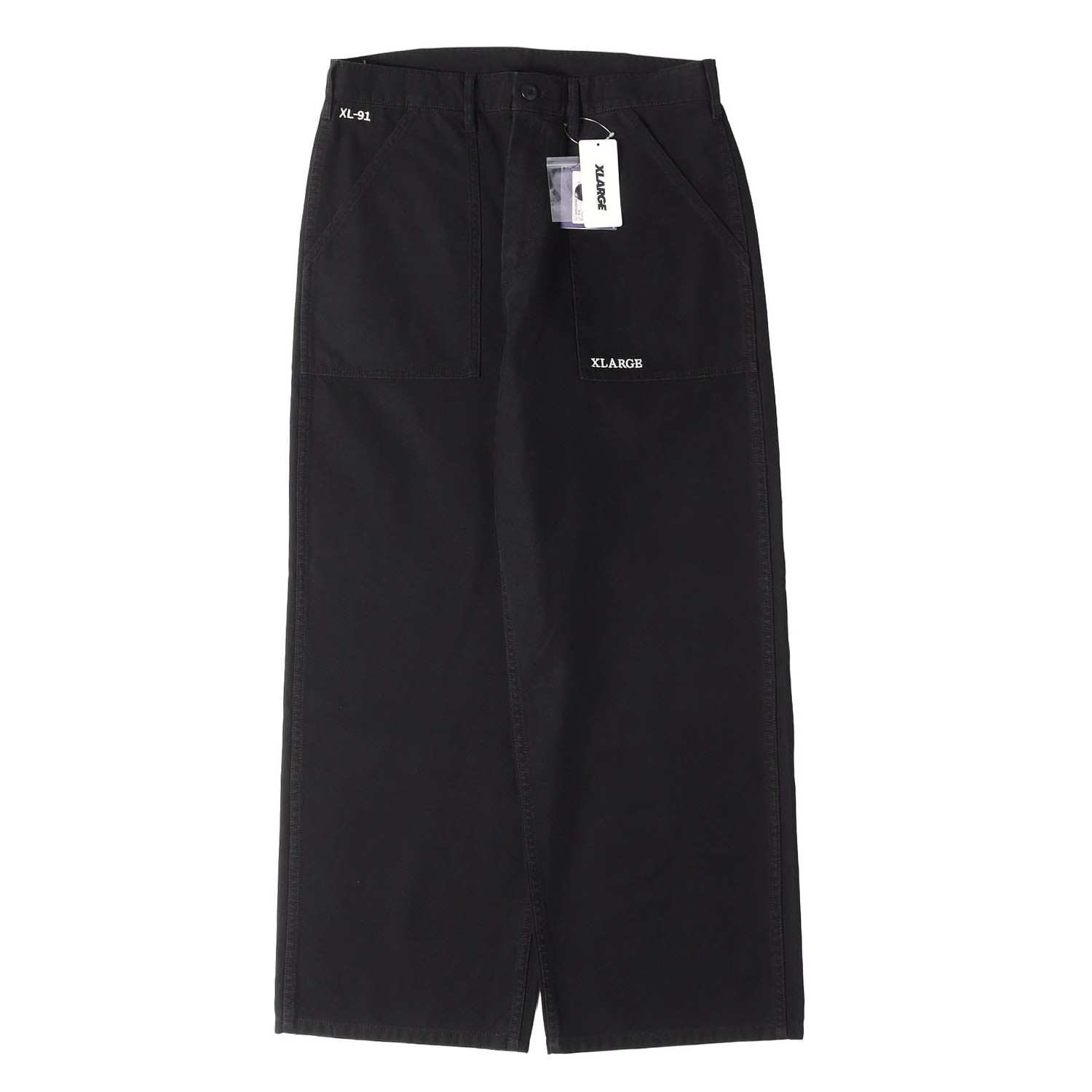 乐天商城 - X-LARGE エクストララージ パンツ ブラック 黒 サイズ:34 | 26SS GUNG-HO コットンサテン ベイカーパンツ (BAKER PANTS) | ボトムス ズボン コラボ【メンズ】【K4860】